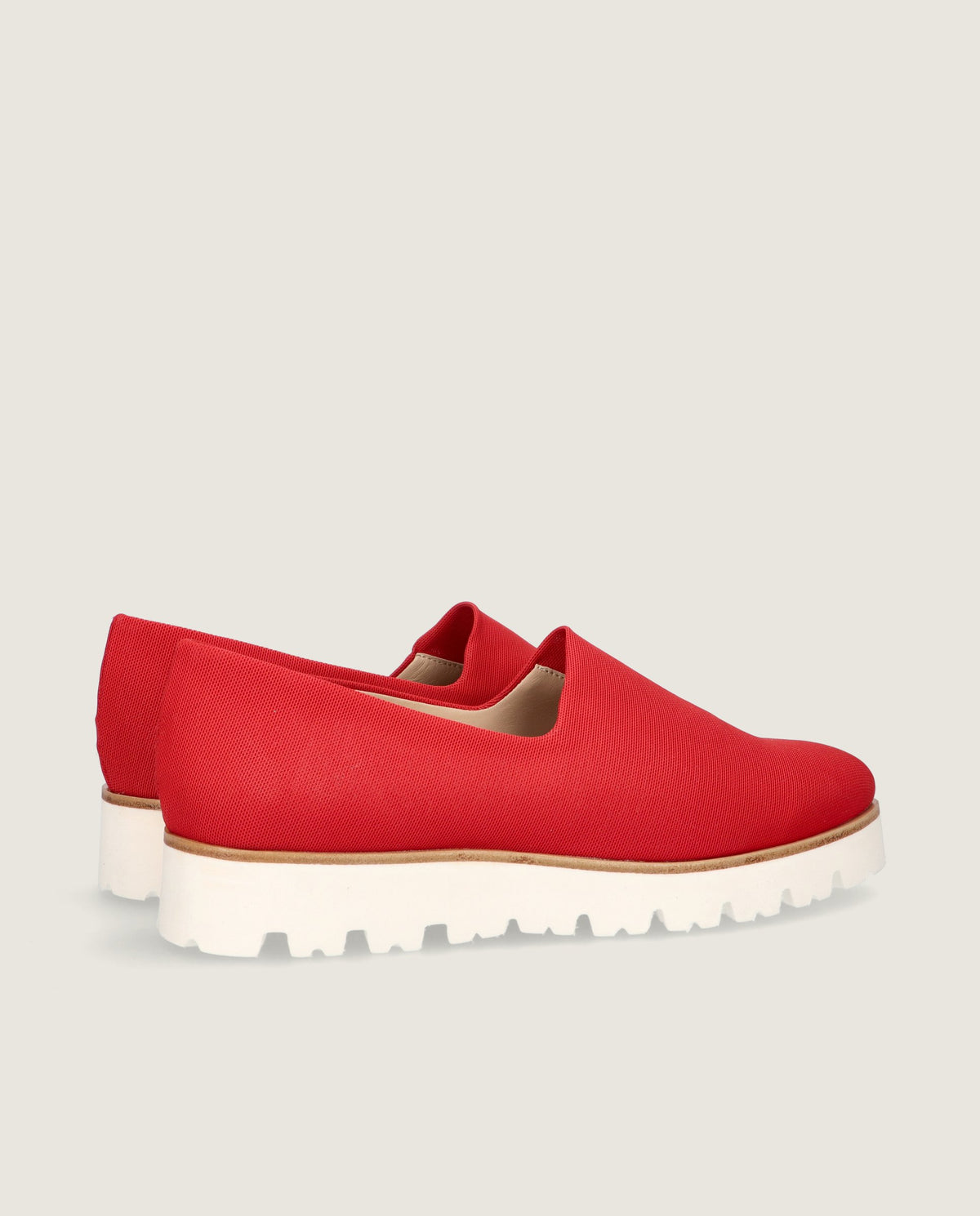 Mocassins tissés rouges Charlize