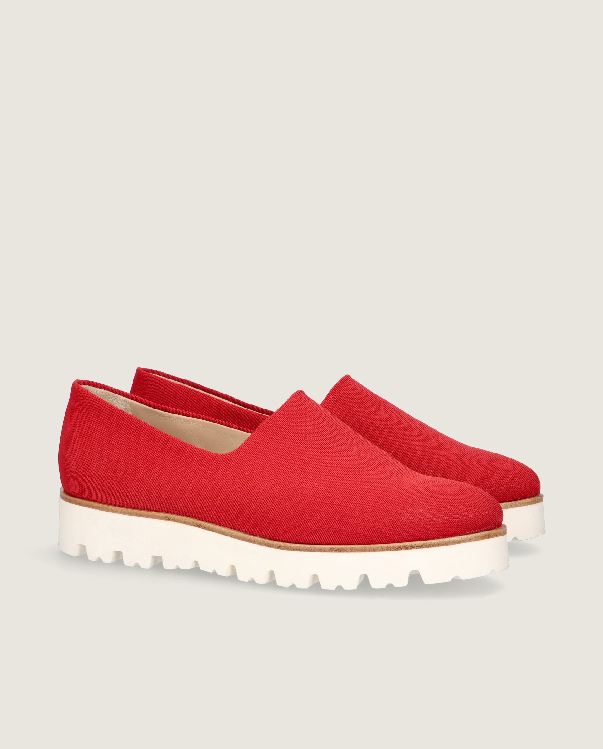 Loafers Charlize Rojos Tejidos