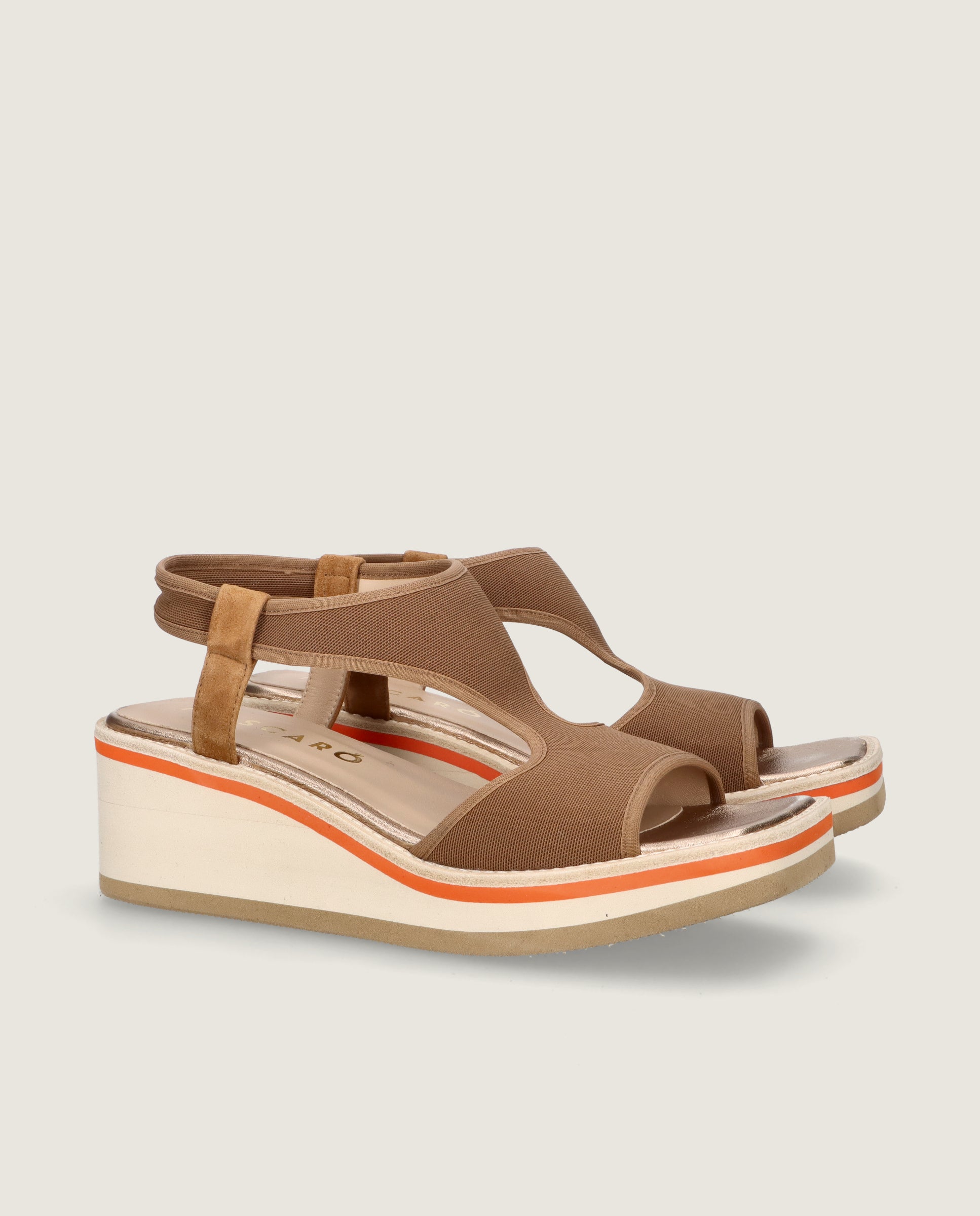 Sandalias Ariana Marrones Tejidos