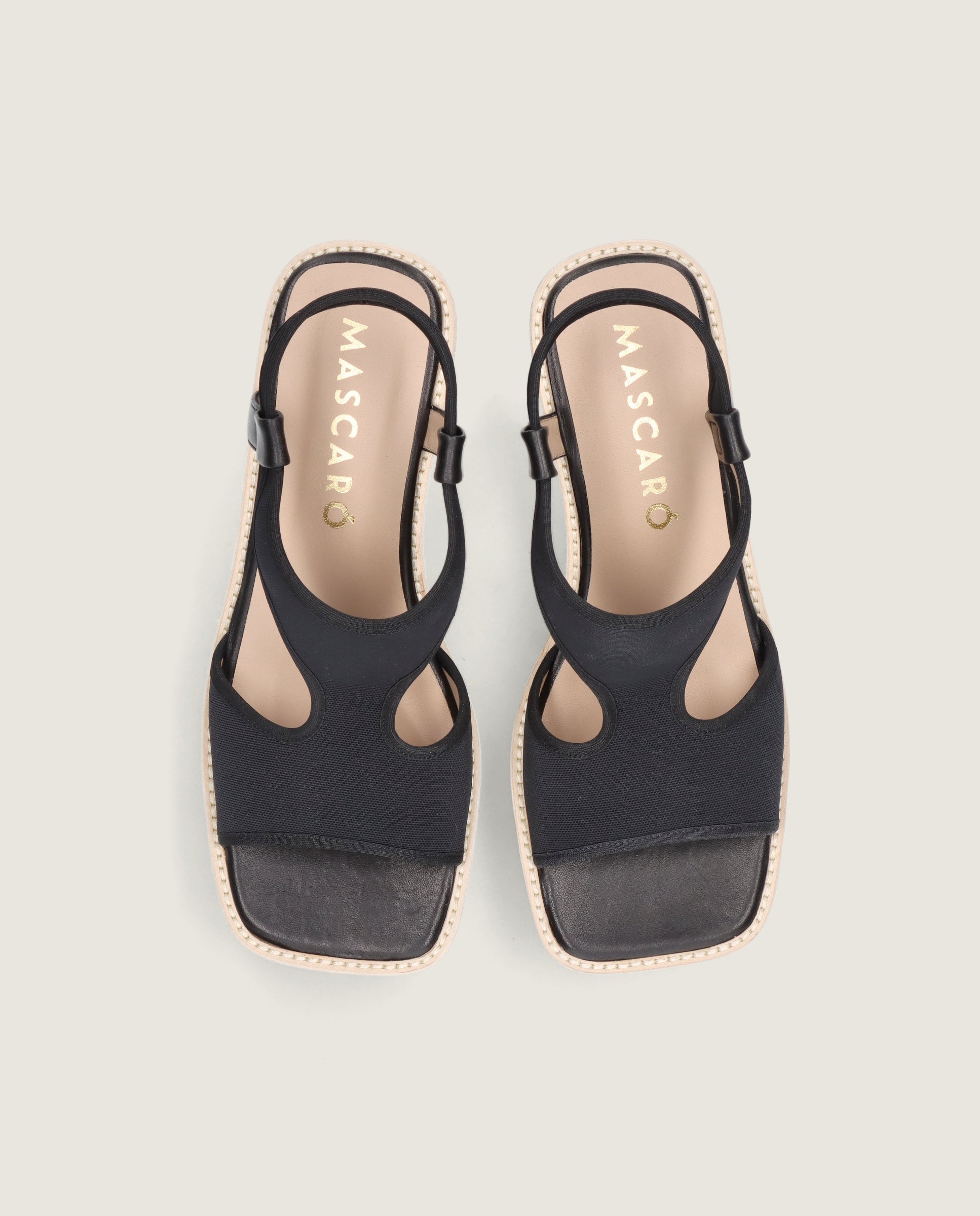 Sandalias Ariana Negros Tejidos