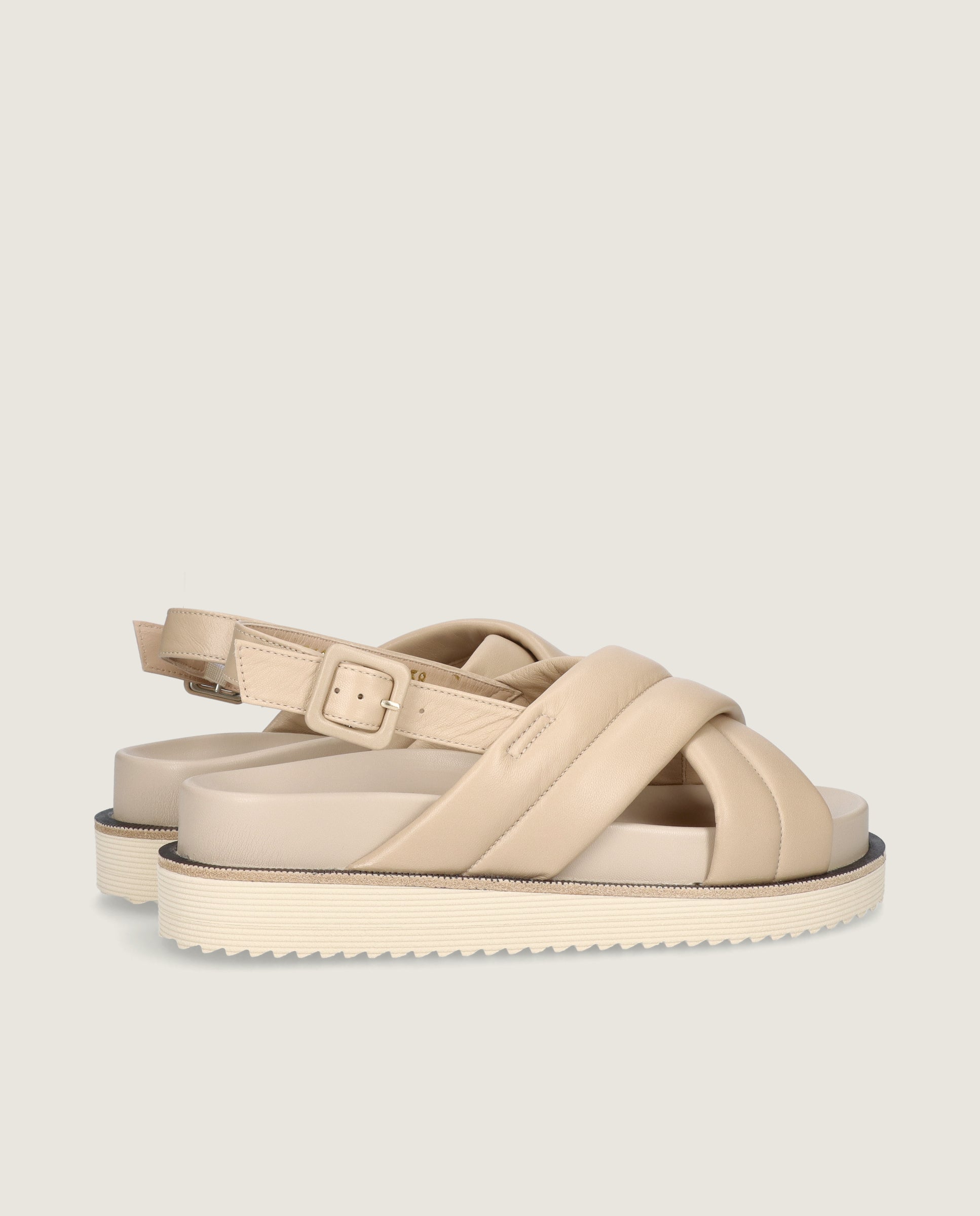 Sandalias Ivy Beiges Piel