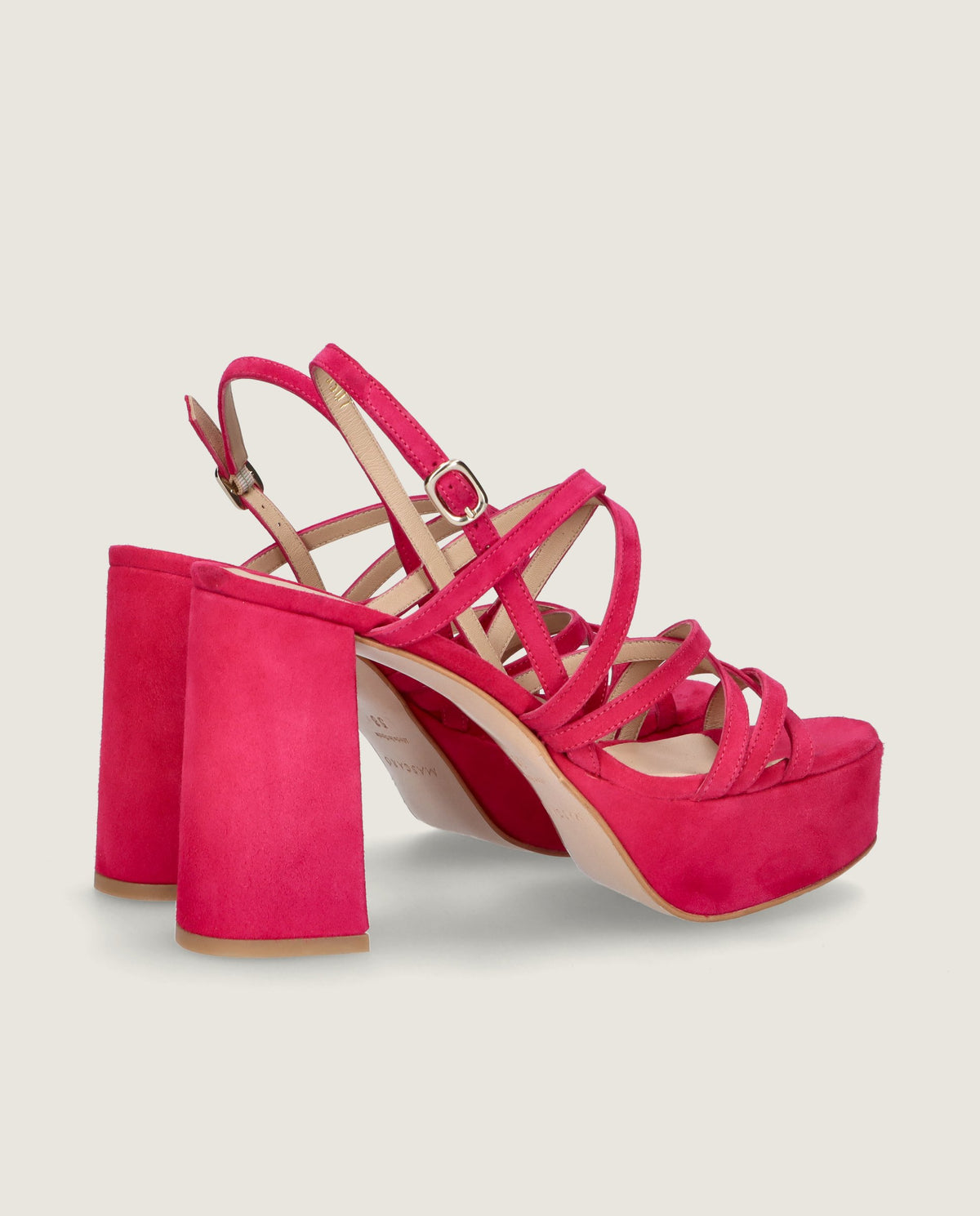 Ruth Pink Suede Sandals
