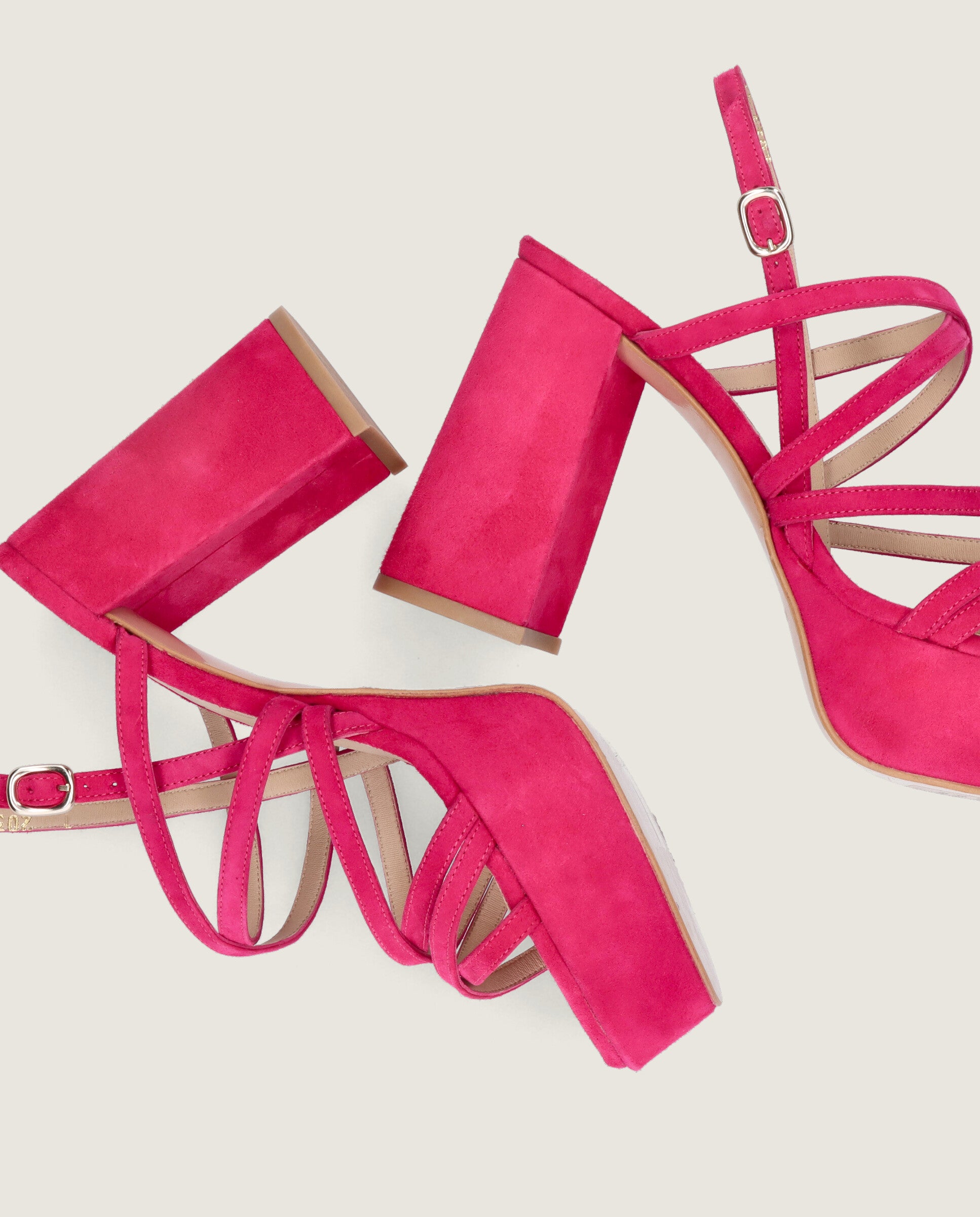 Sandalias Ruth Rosas Ante