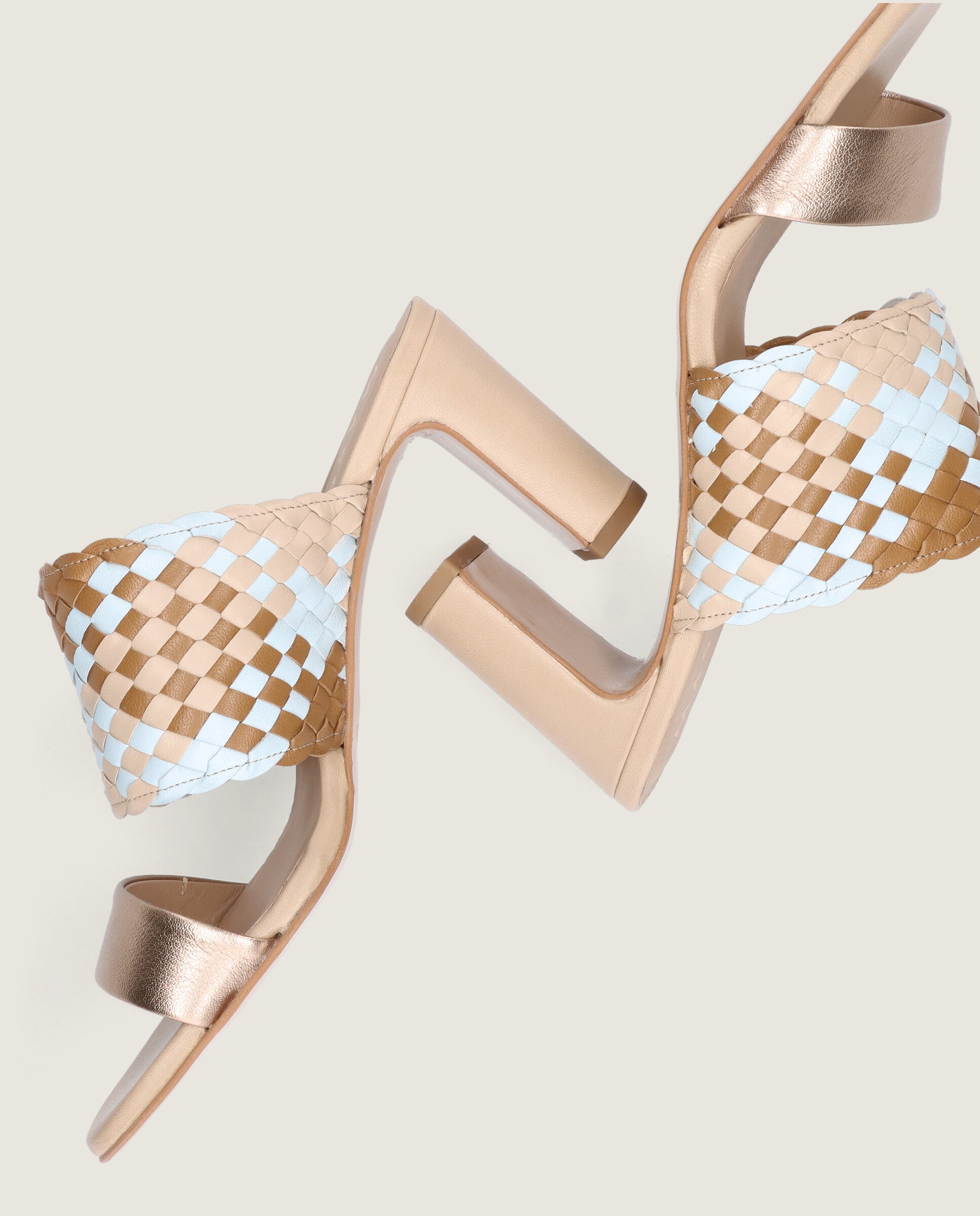 Sandalias Maria Marrones Piel