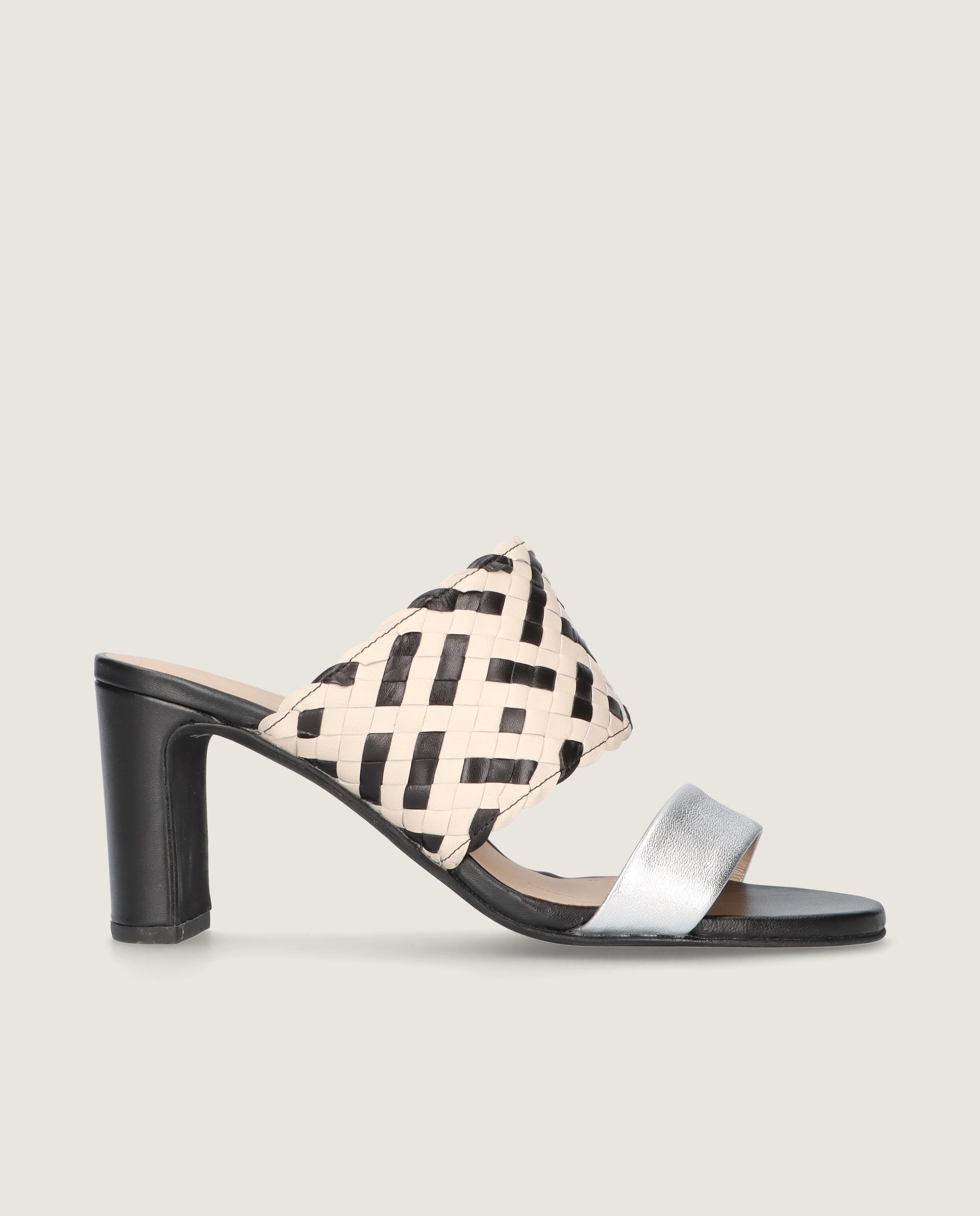 Sandalias Maria Negros Piel