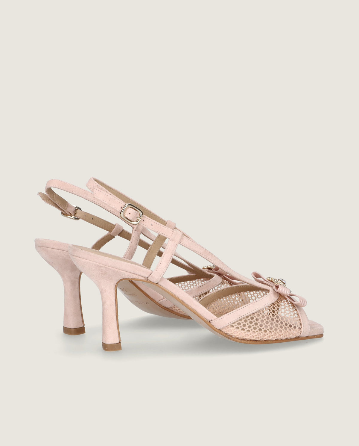 Mykonos Beige Red Sandals