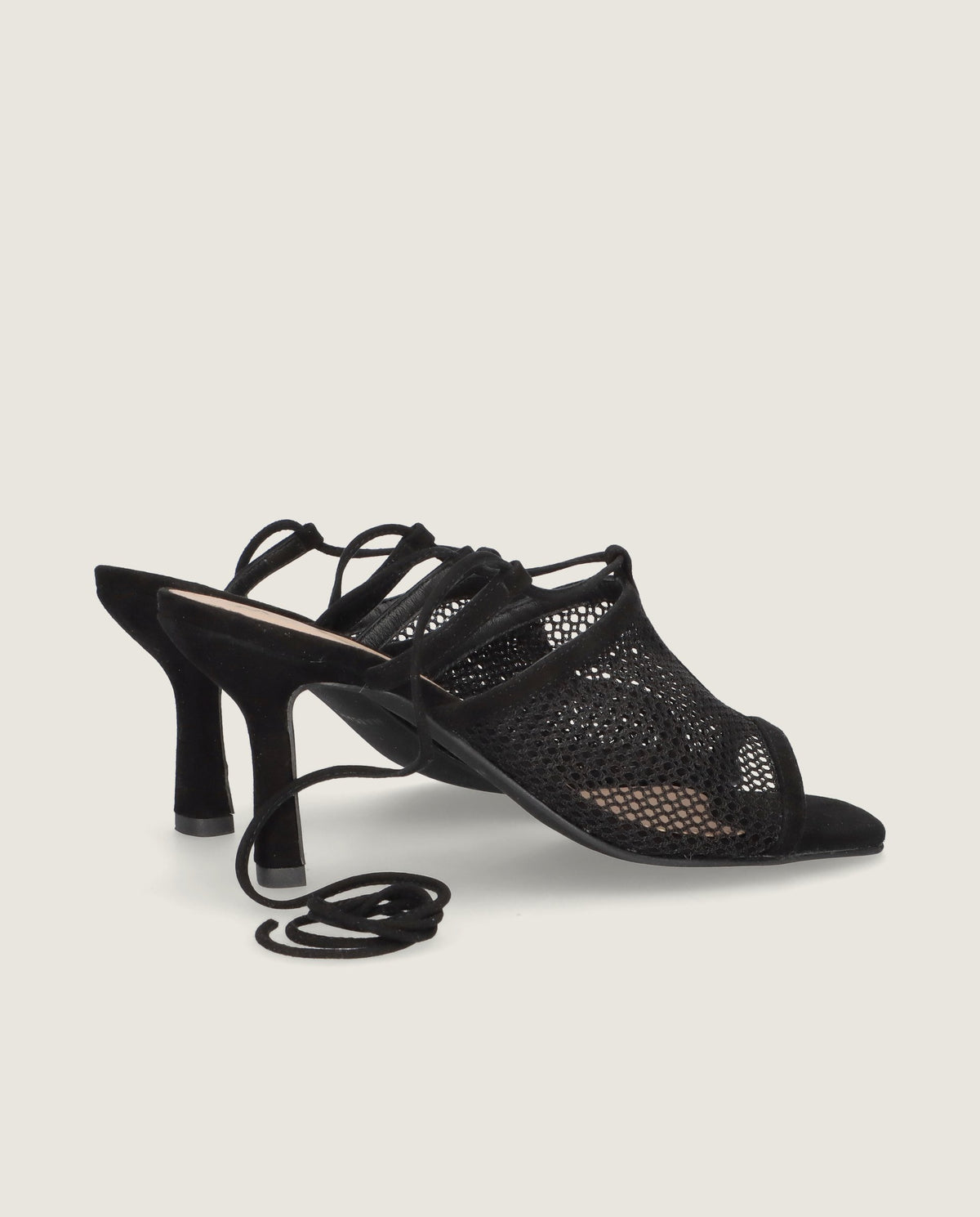 Mykonos Sandalen Schwarz Rot