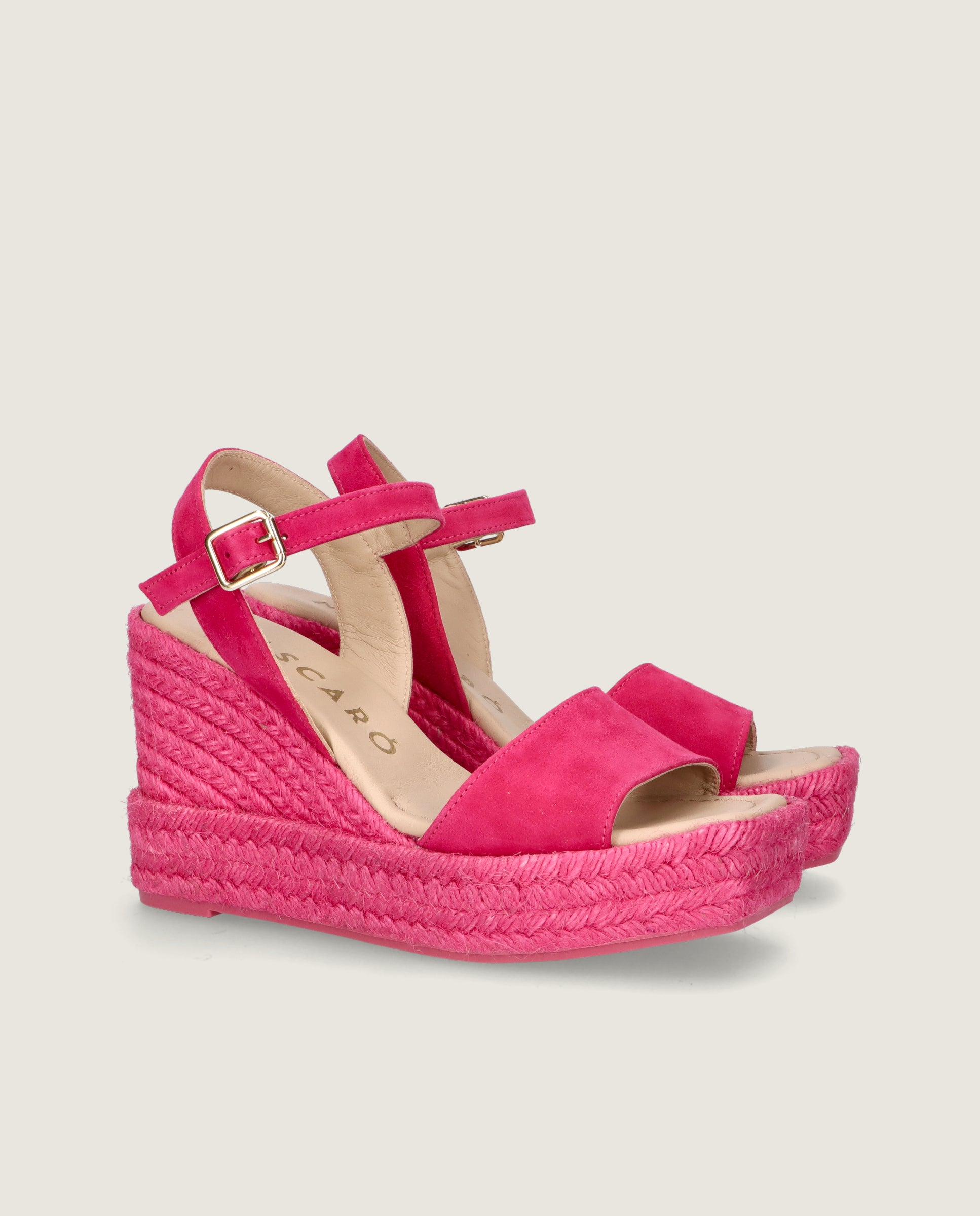 Alpargatas Esparto Gloria Rosas Ante