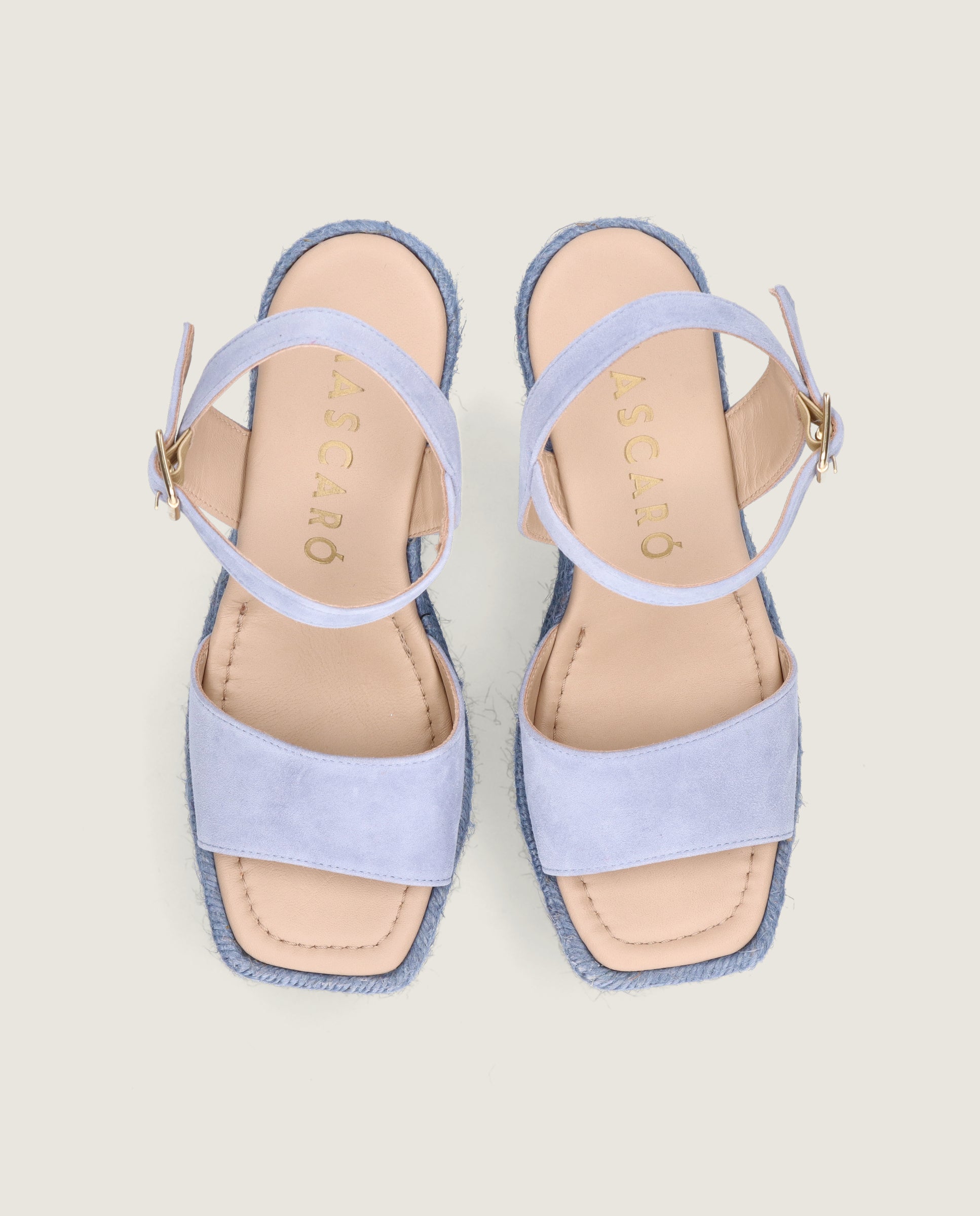 Alternative view of Alpargatas Esparto Gloria Azules Ante by Mascaro