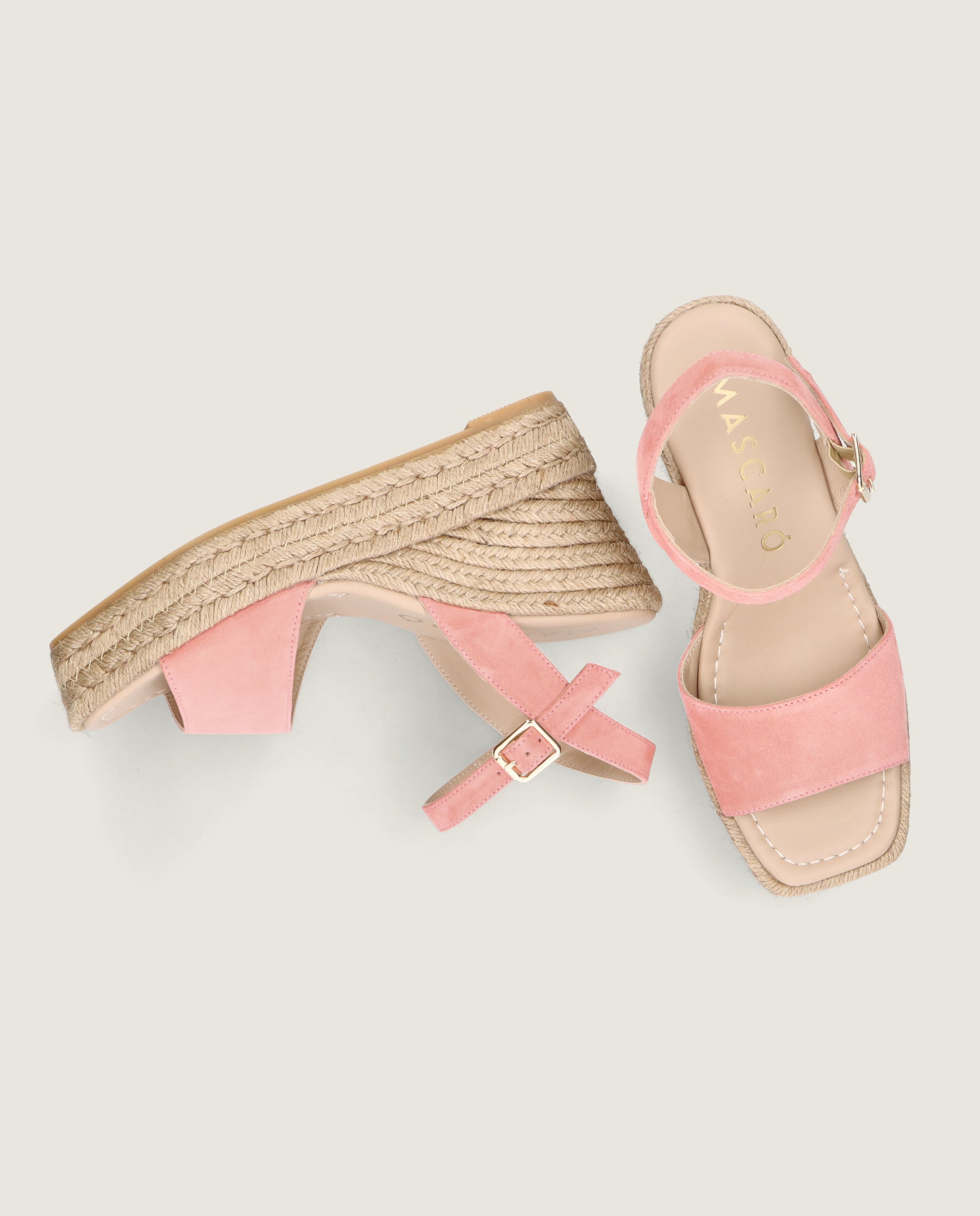 Alpargatas Esparto Gloria Rosas Ante