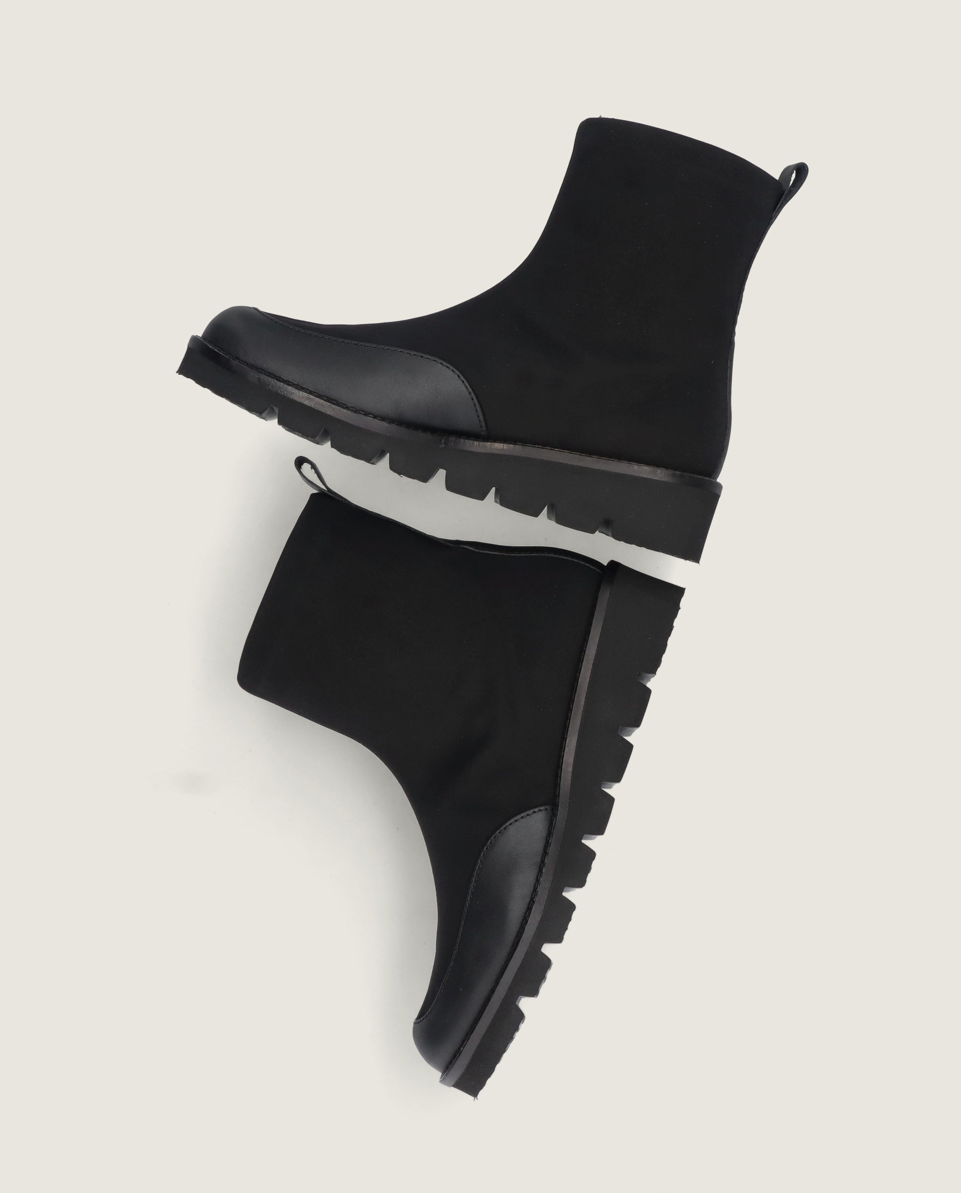 Botines Bette Negros Tejidos