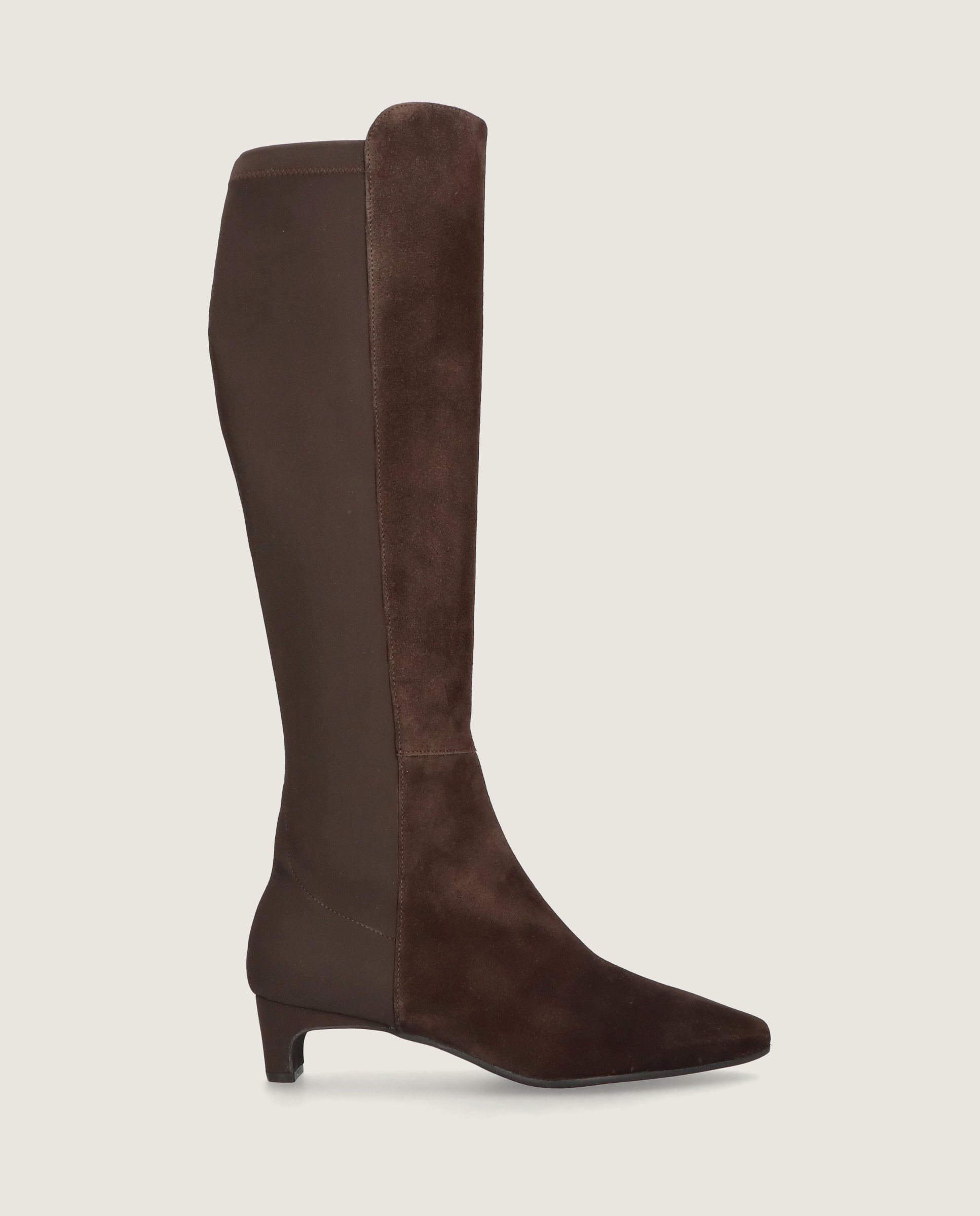 Greta Brown Suede Boots