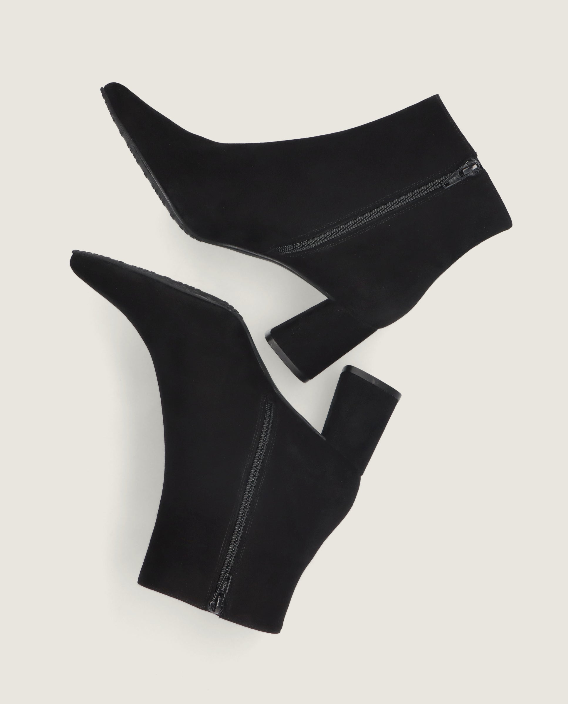 Botines Phoebe Negros Ante