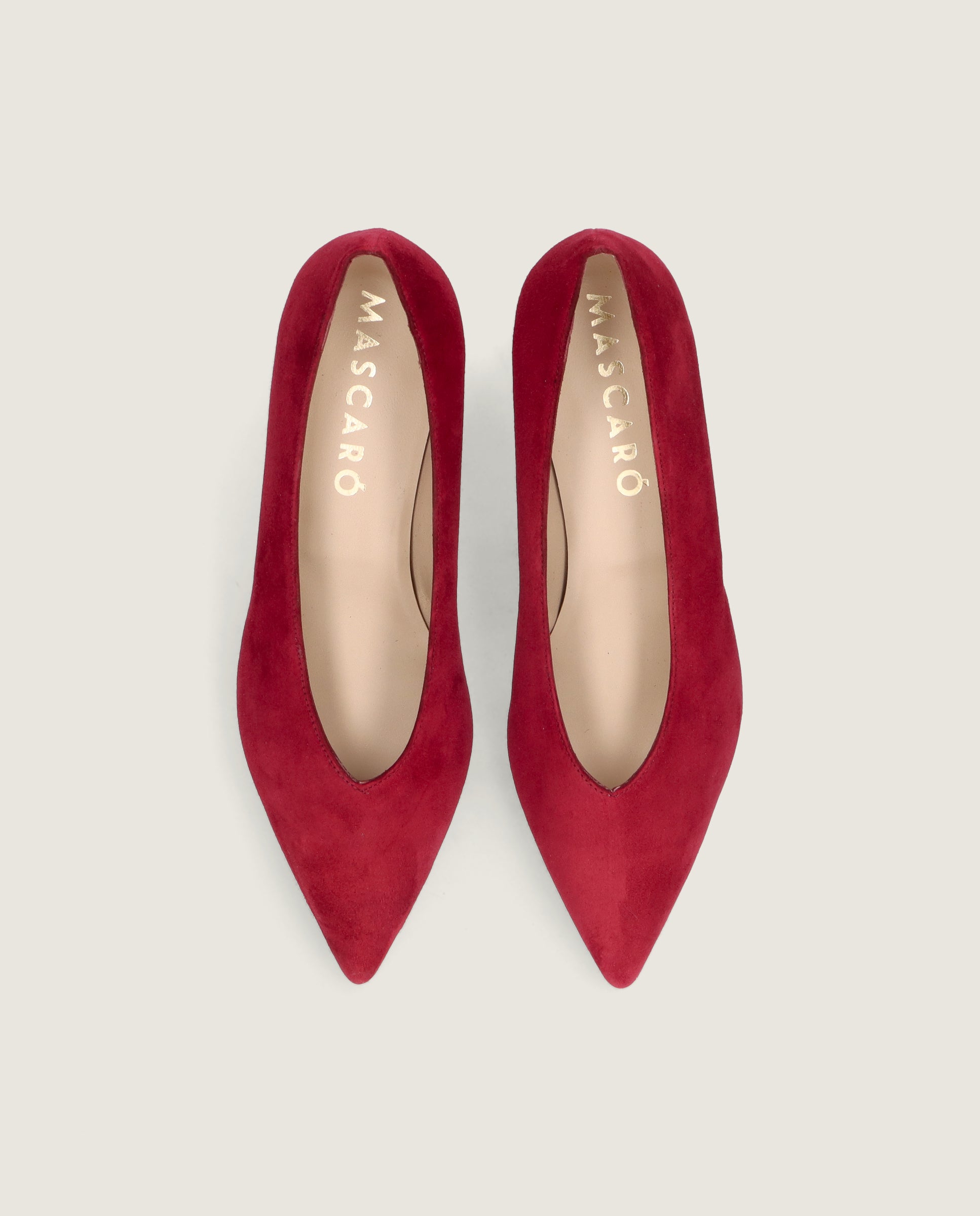 Vue alternative de Salon Holly Red Suede par Mascaro