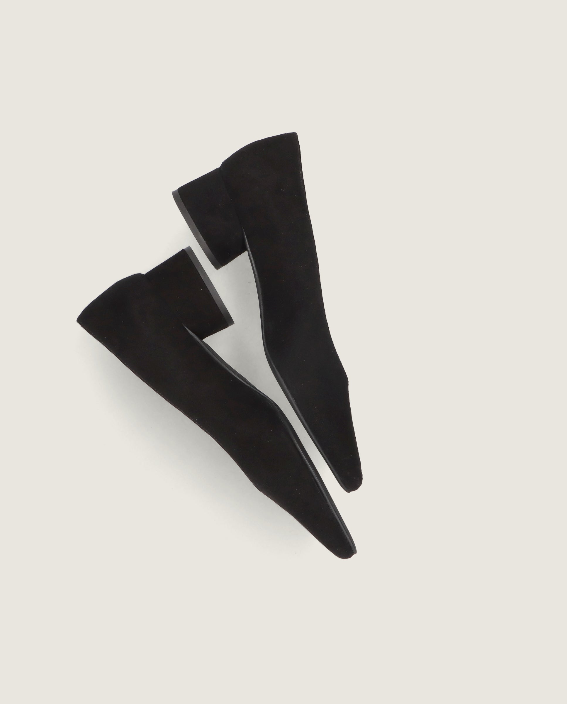 Holly Black Suede Pumps