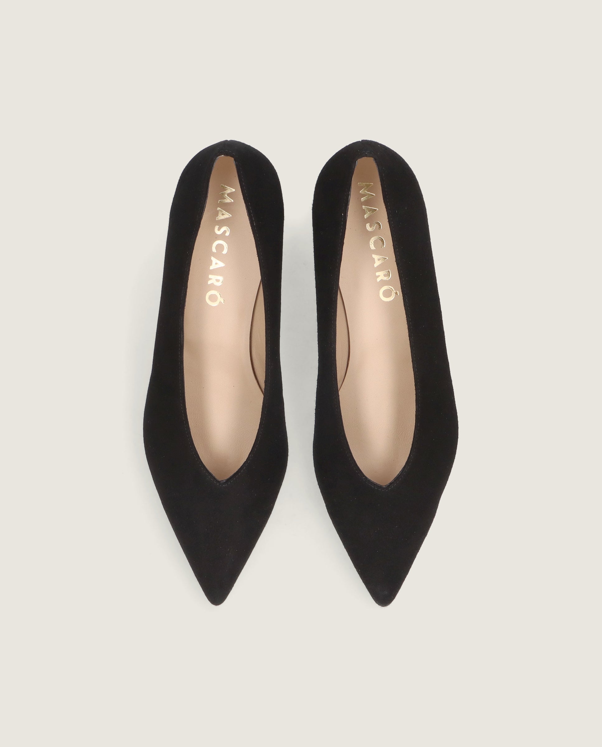 Salon Holly Black Suede