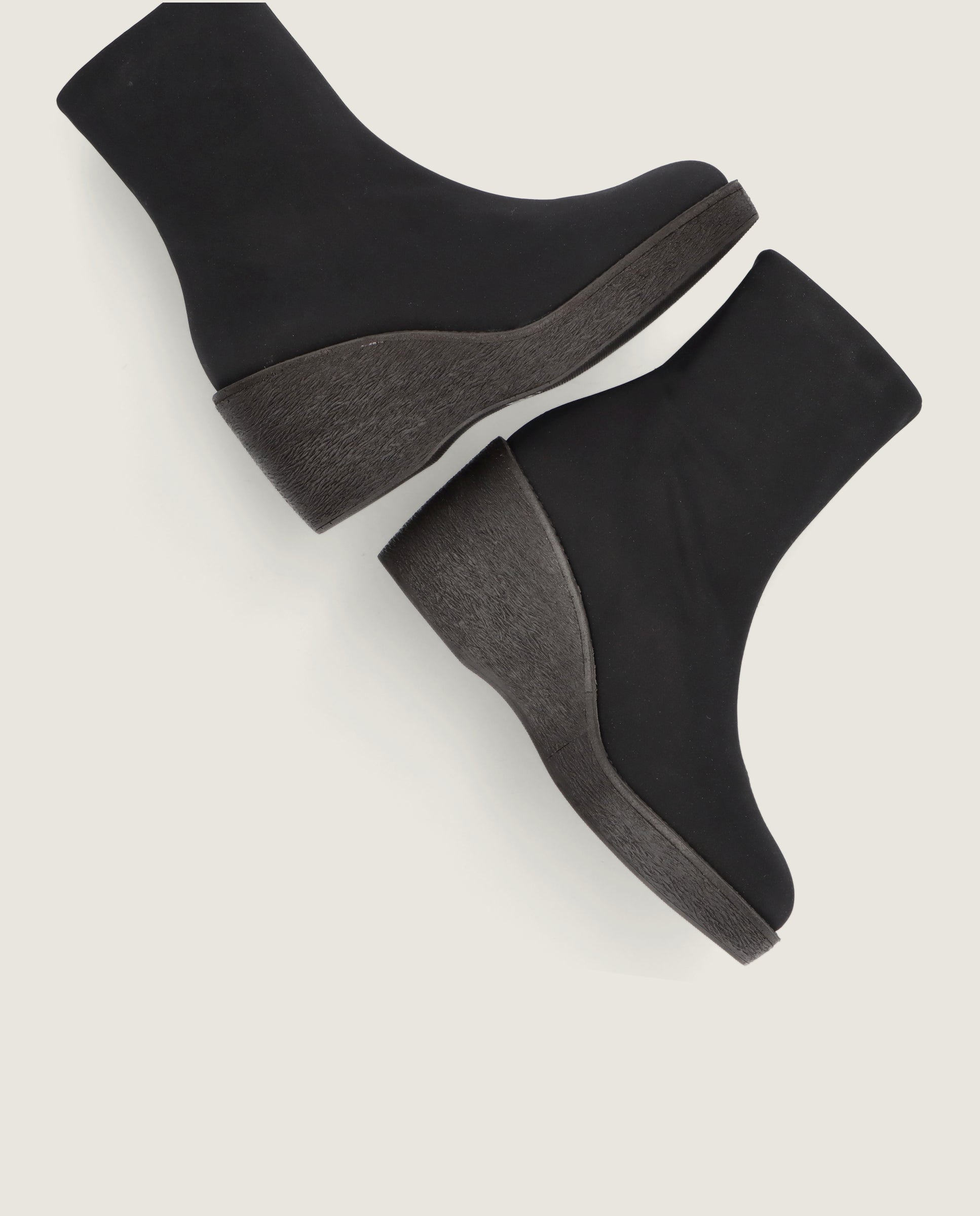 Botines Nantes Negros Tejidos