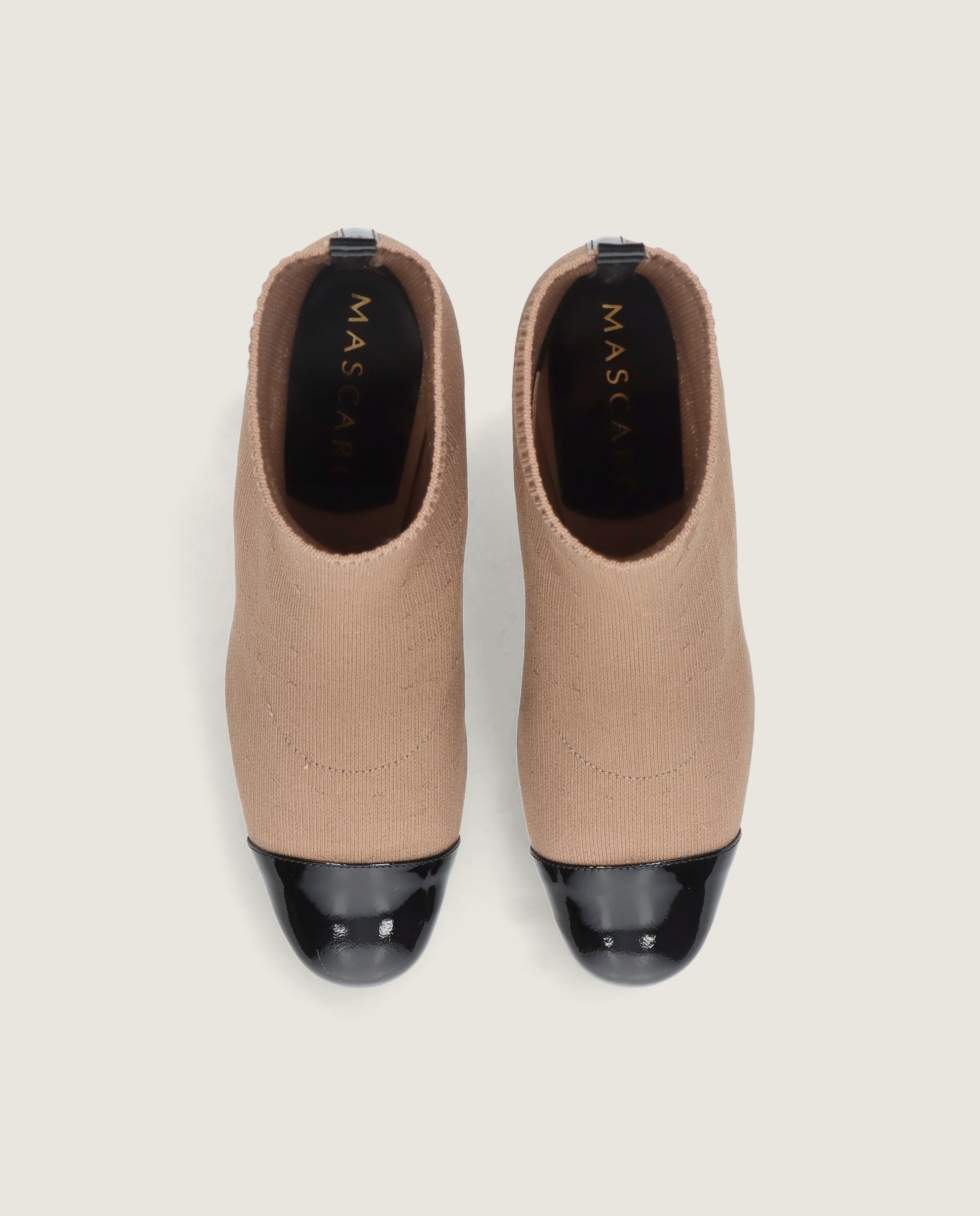 Botines Bologna Beiges Tejidos