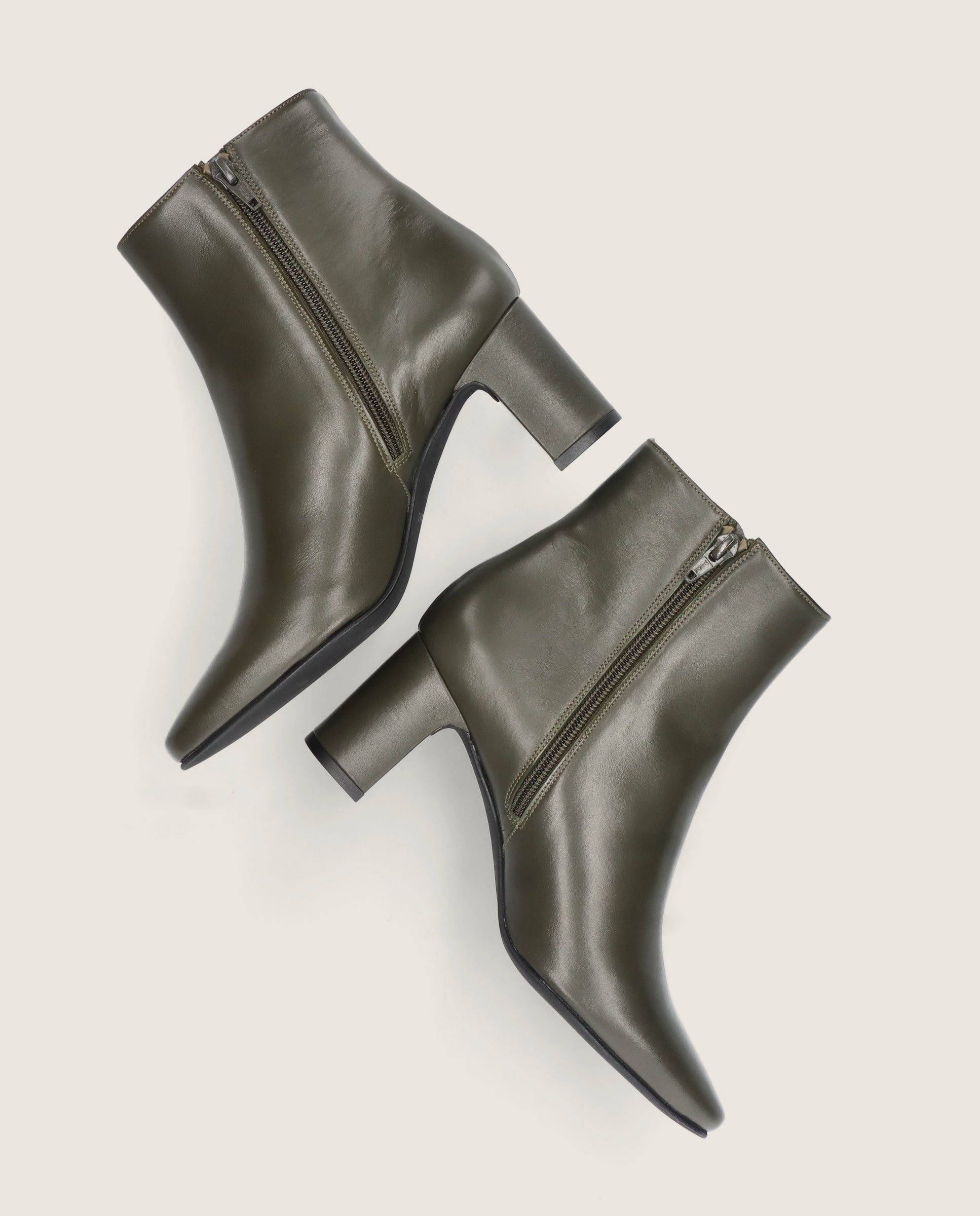 Botines Freja Verdes Piel