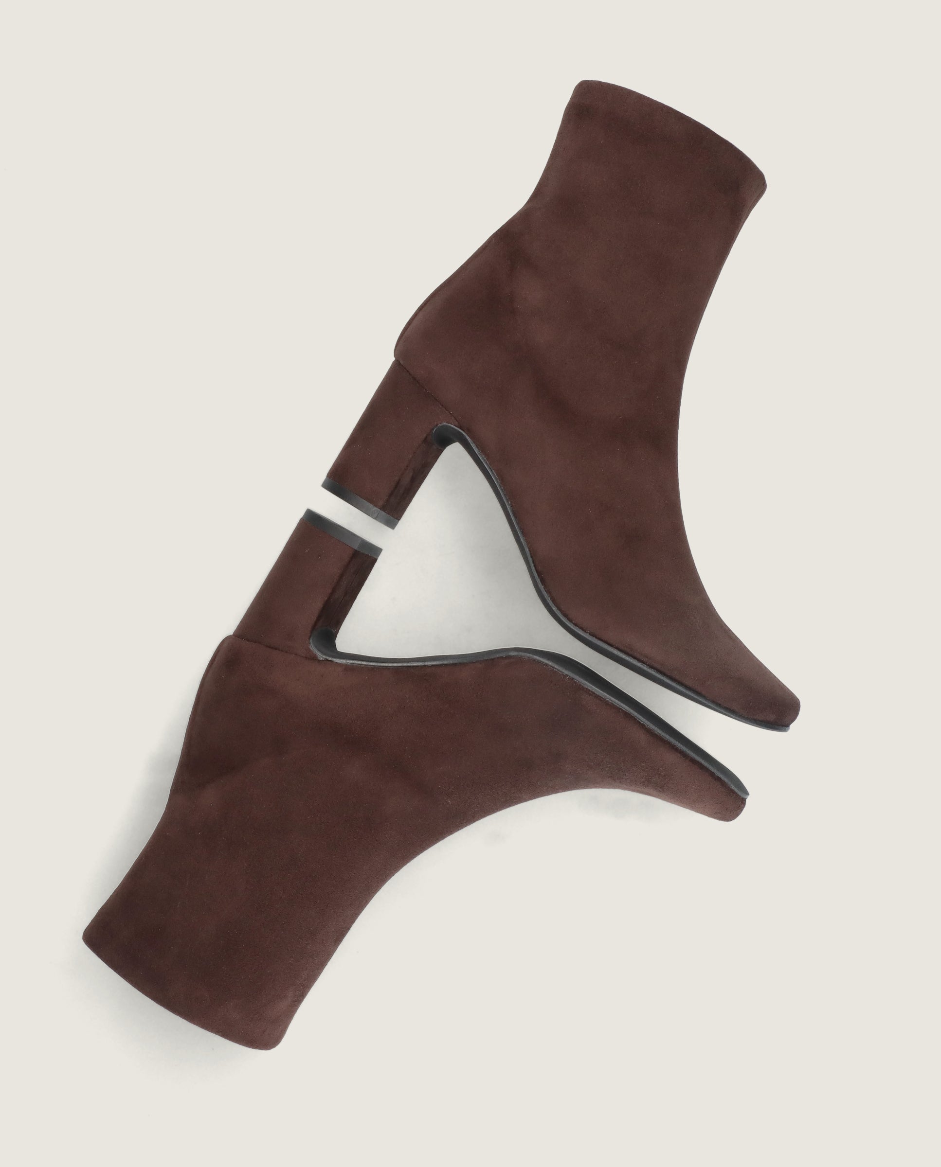 Botines Freja Marrones Tejidos