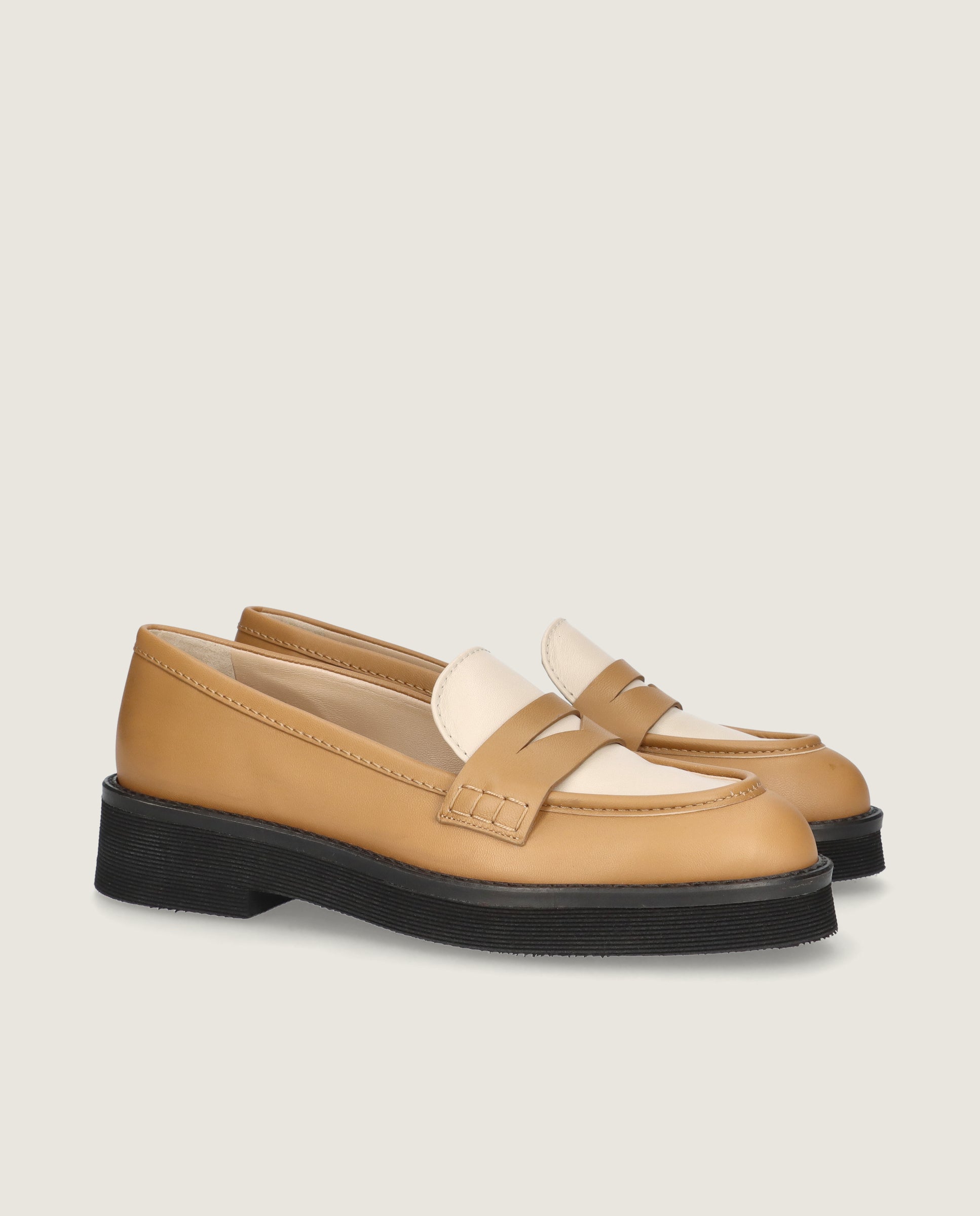 Loafers Terry Marrones Piel