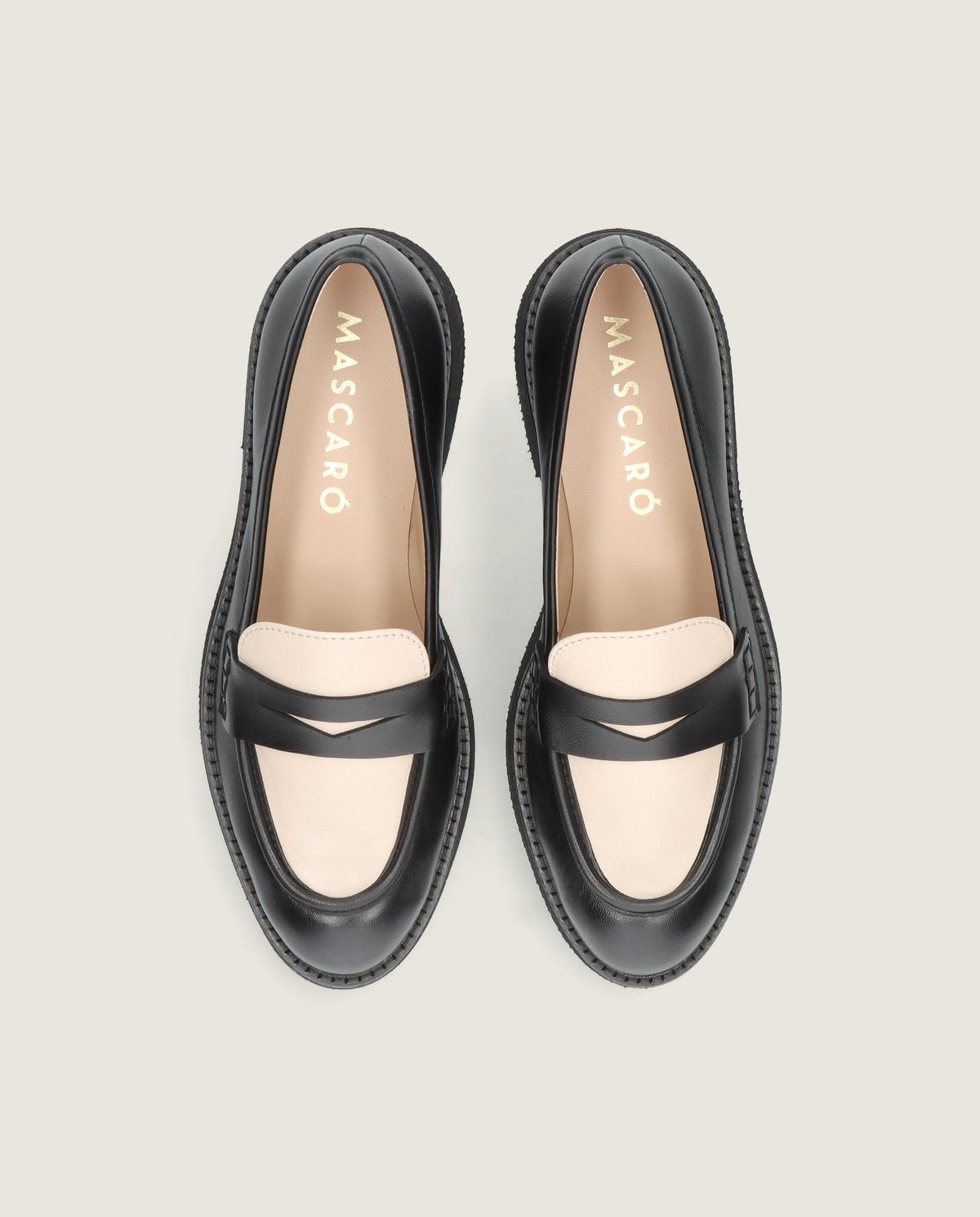 Loafers Terry Negros Piel