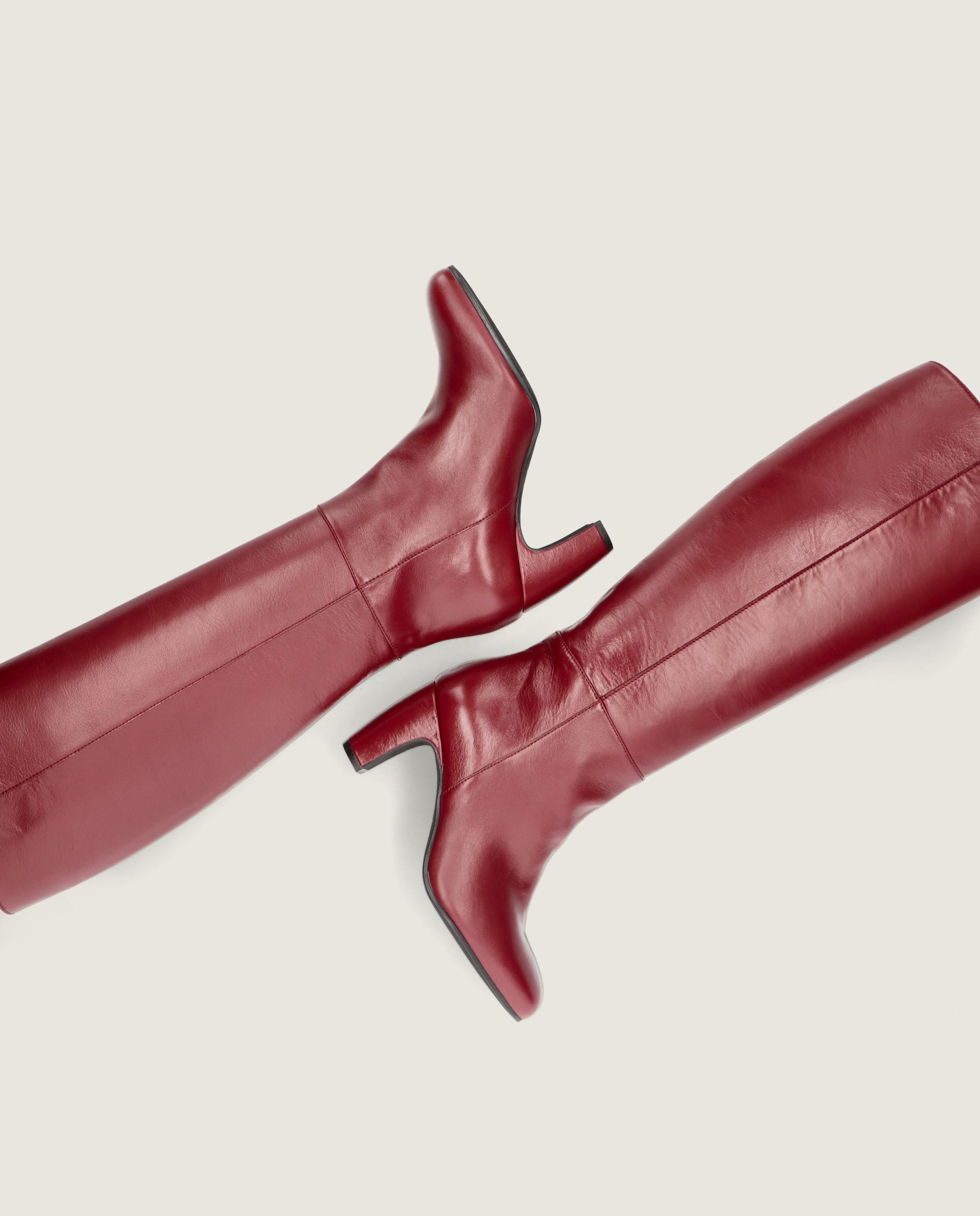 Botas Emily Rojos Piel