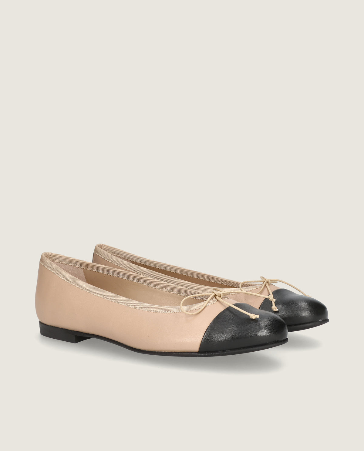 Audrey ballerina in nude Leder