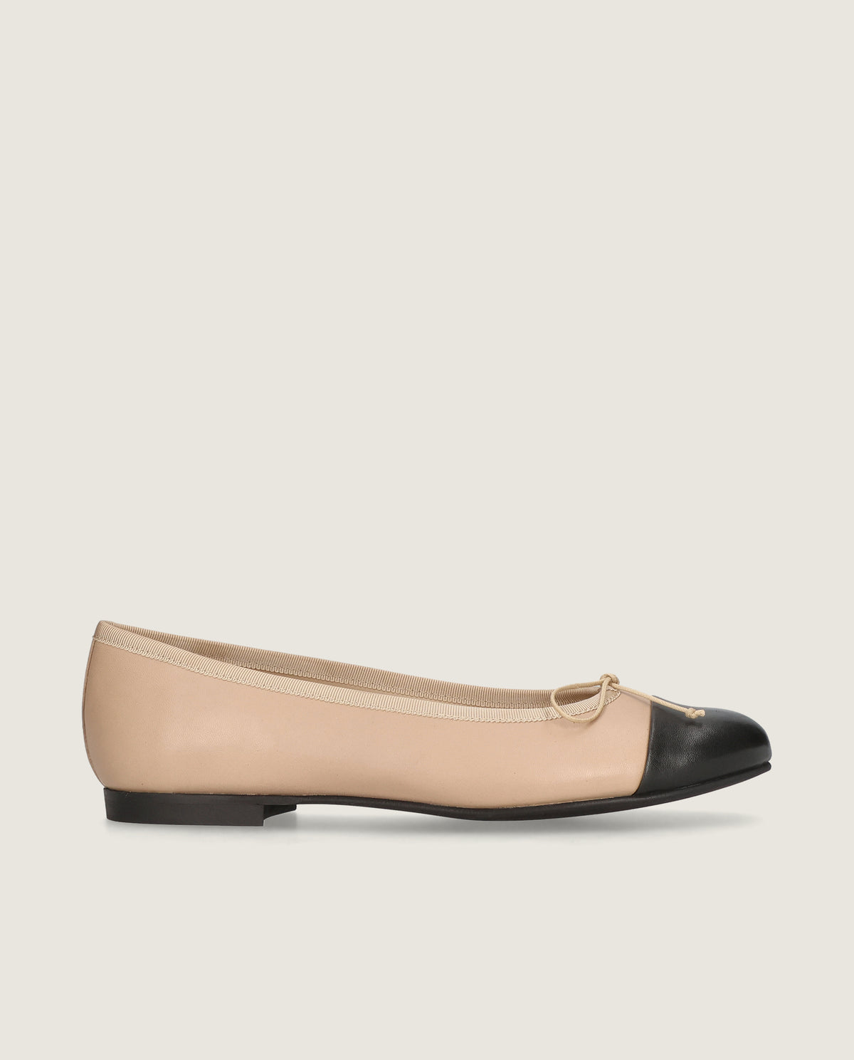 Audrey ballerina in nude Leder