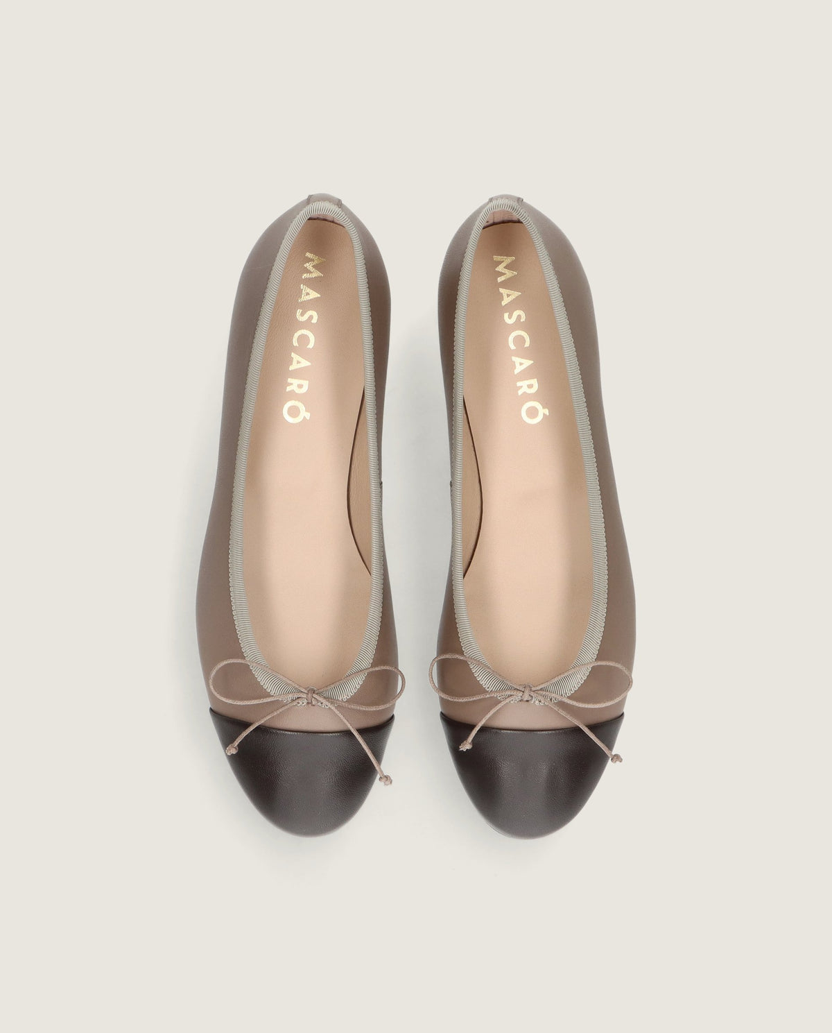 Alternative Ansicht von Audrey ballerina in braunem Leder von Mascaro