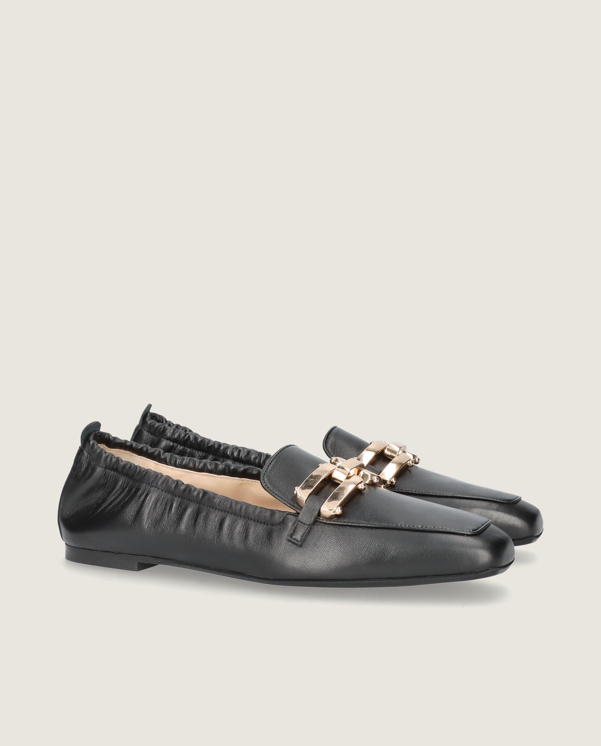 Loafers Camille Negros Piel