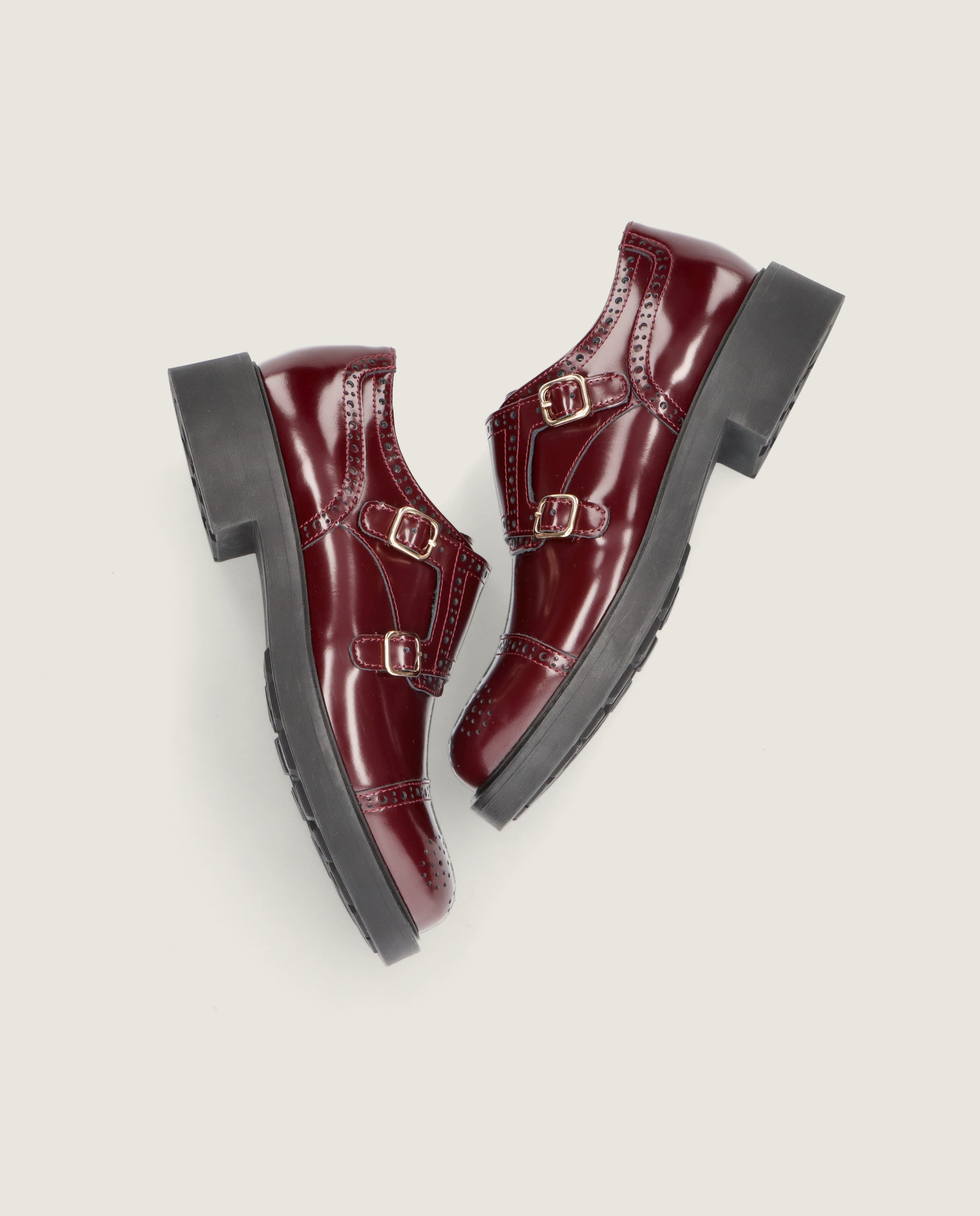 Loafers Gina Rojos Piel