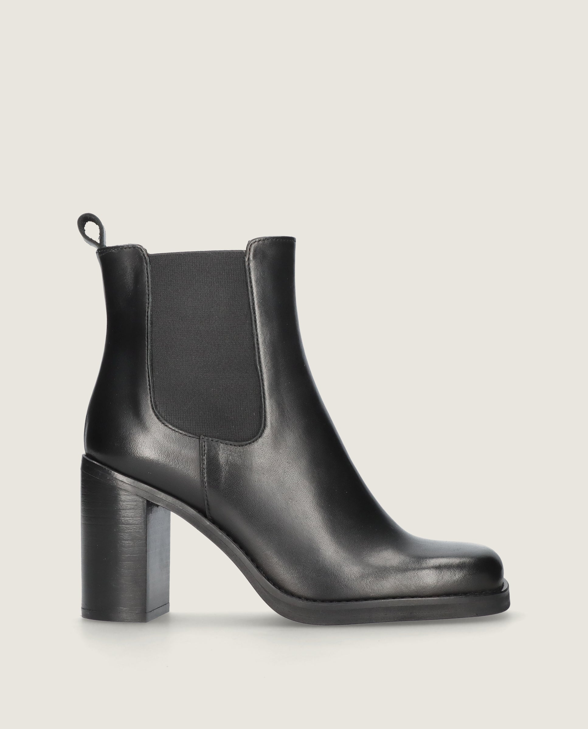 Botines Asha Negros Piel