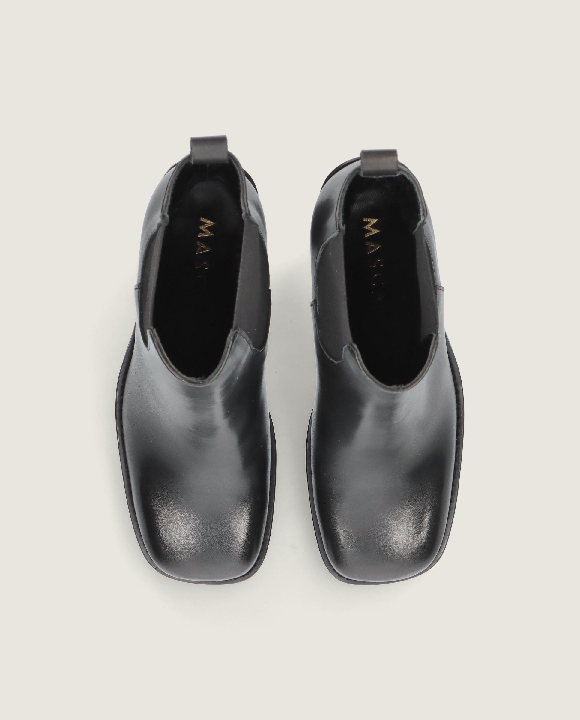 Botines Asha Negros Piel