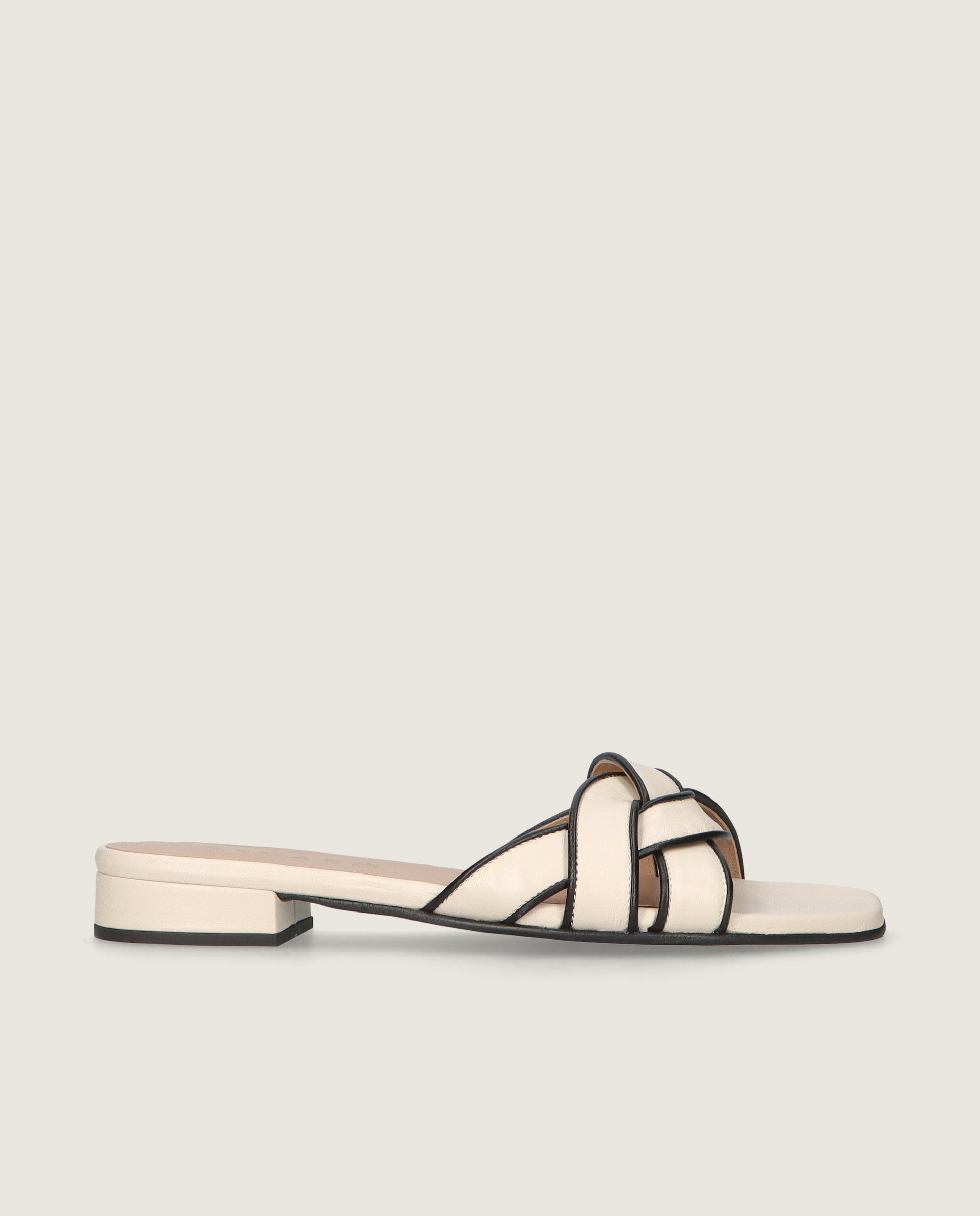 Sandalias Eva Blancos Piel