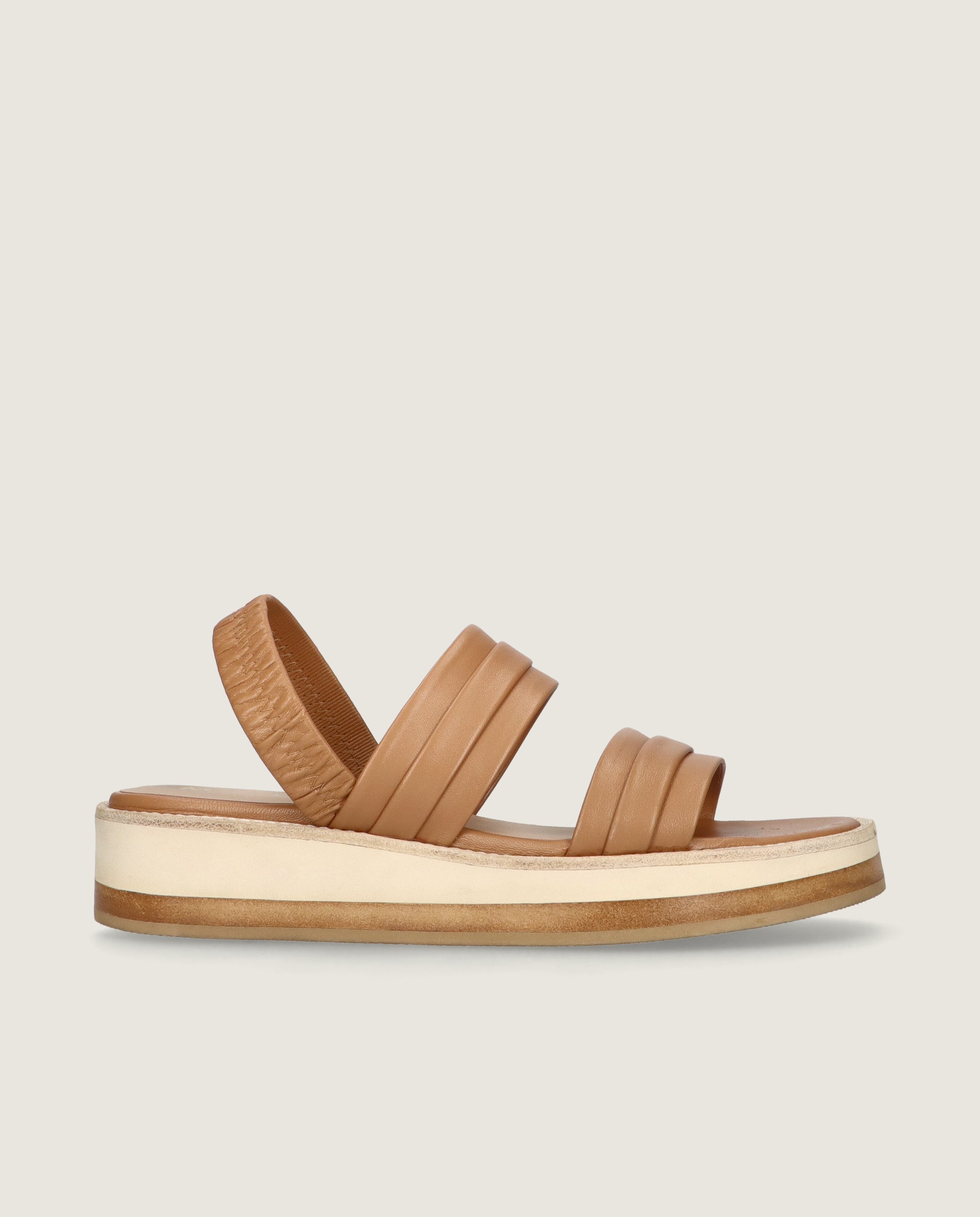 Sandalias Lygia Marrones Piel