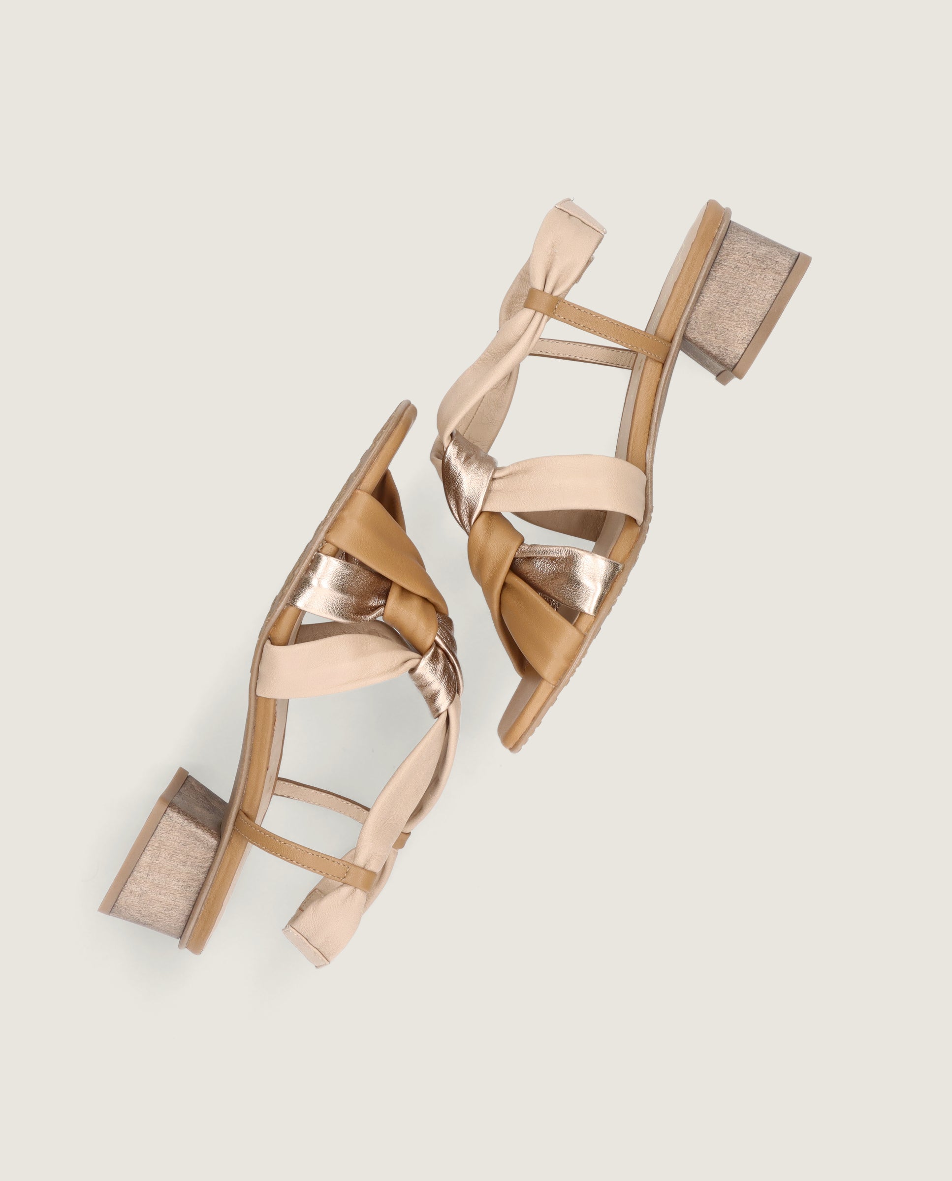 Sandalias Cannes Marrones Piel