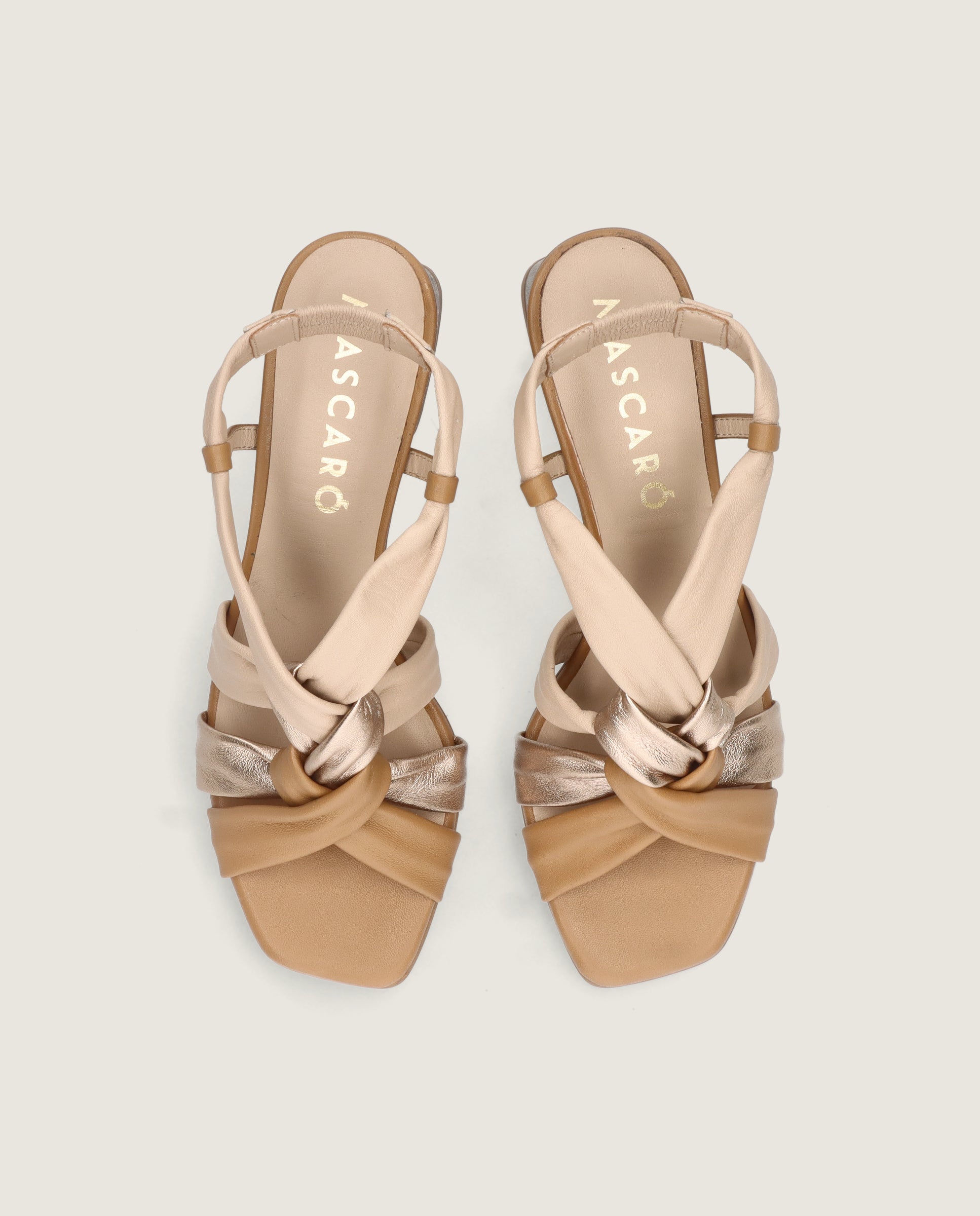 Sandalias Cannes Marrones Piel