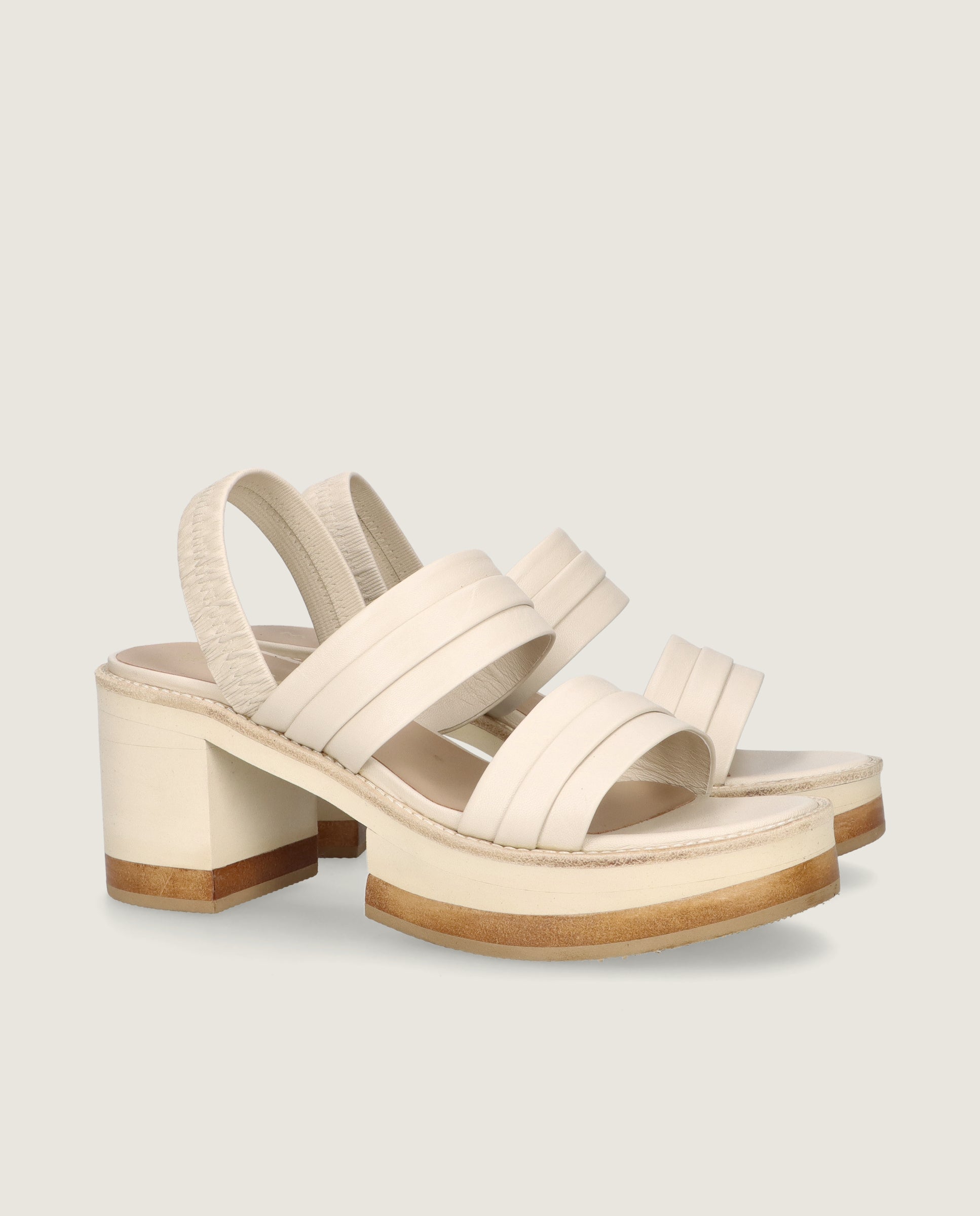 Sandalias Corfu Blancos Piel