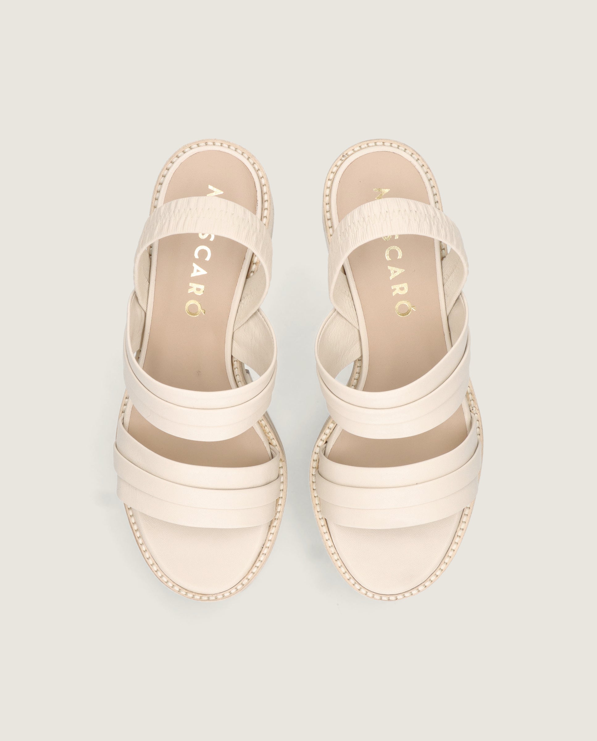 Sandalias Corfu Blancos Piel