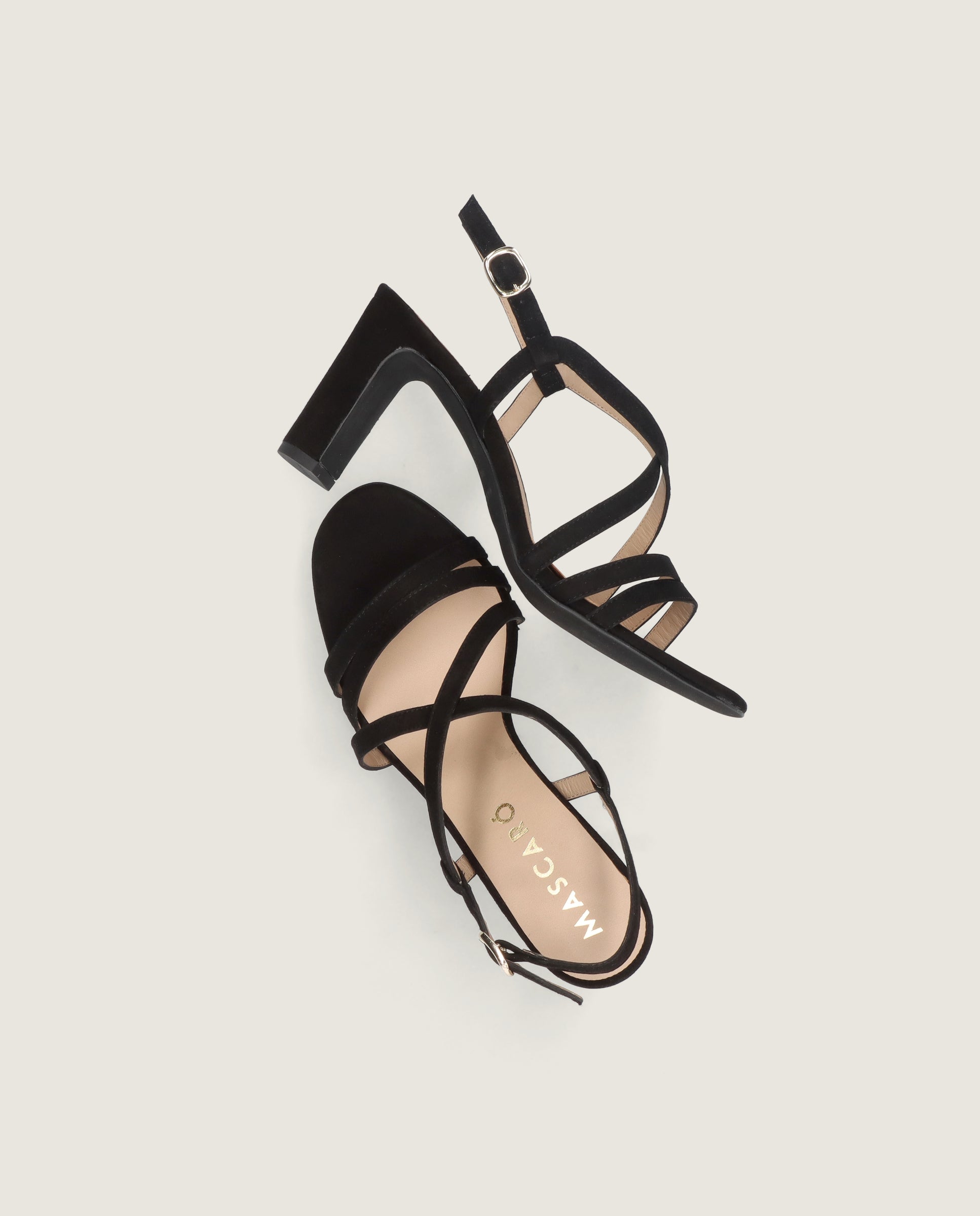 Sandalias Maria Negros Ante