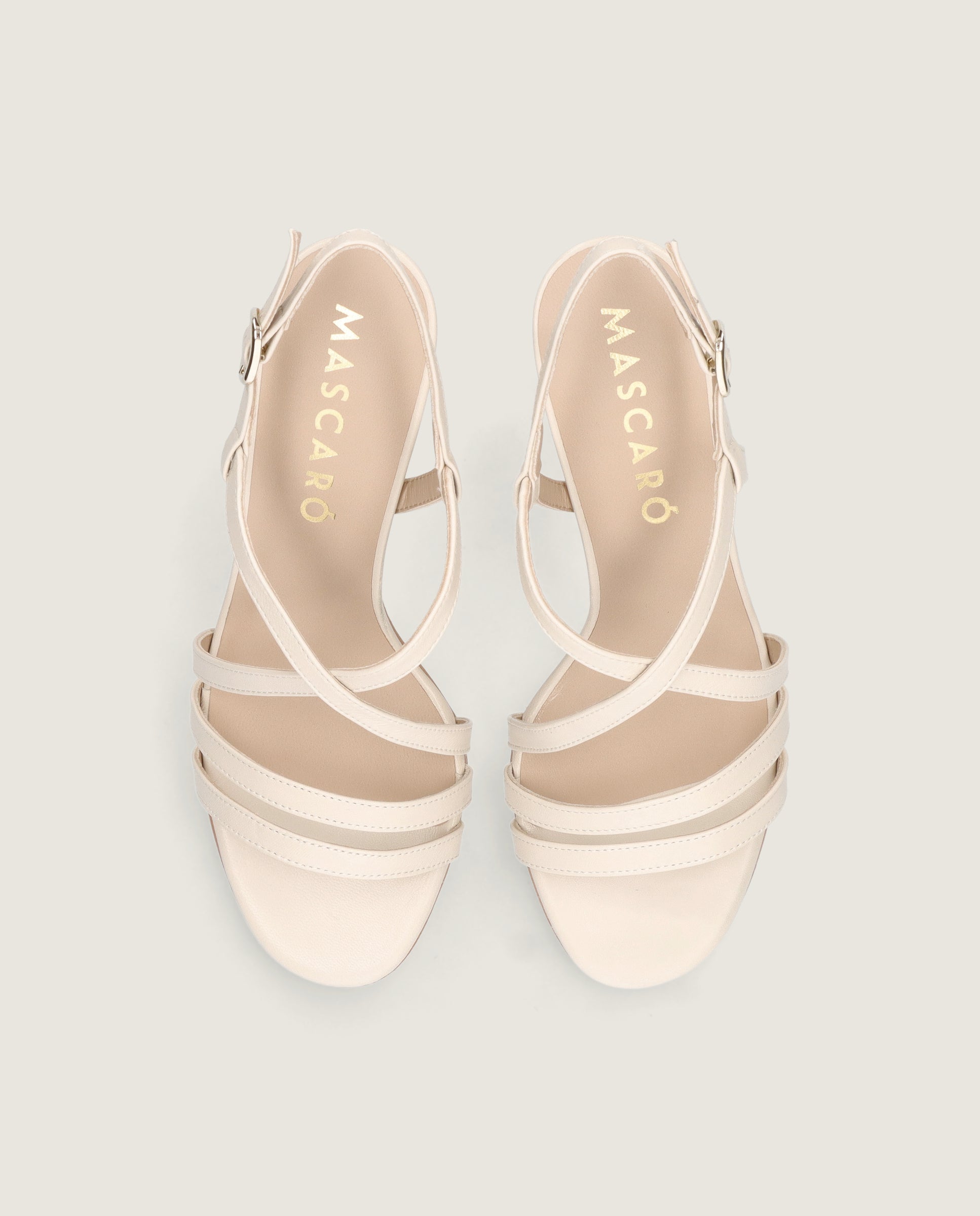 Sandalias Maria Blancos Piel