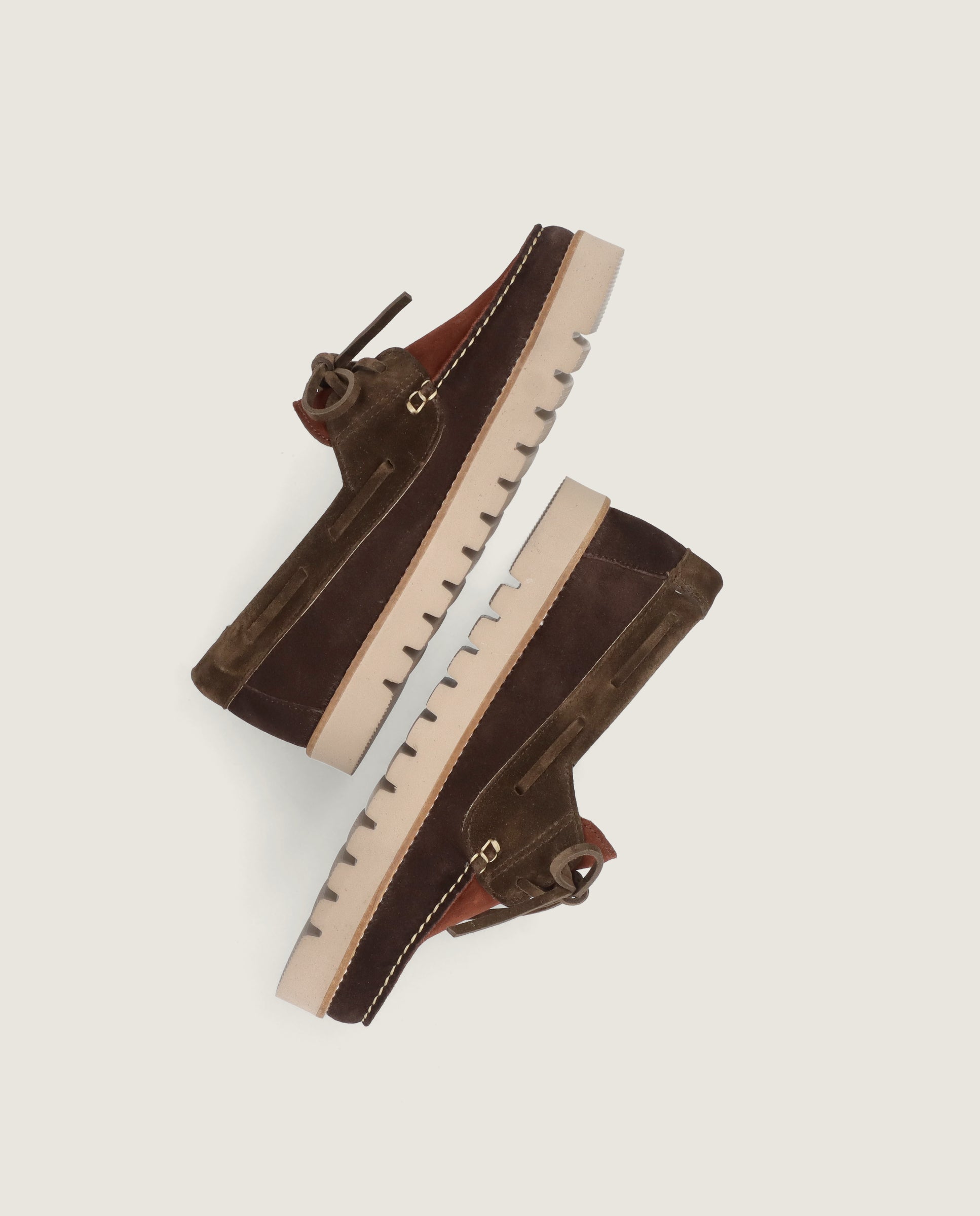 Mocasines Josephine Marrones Ante