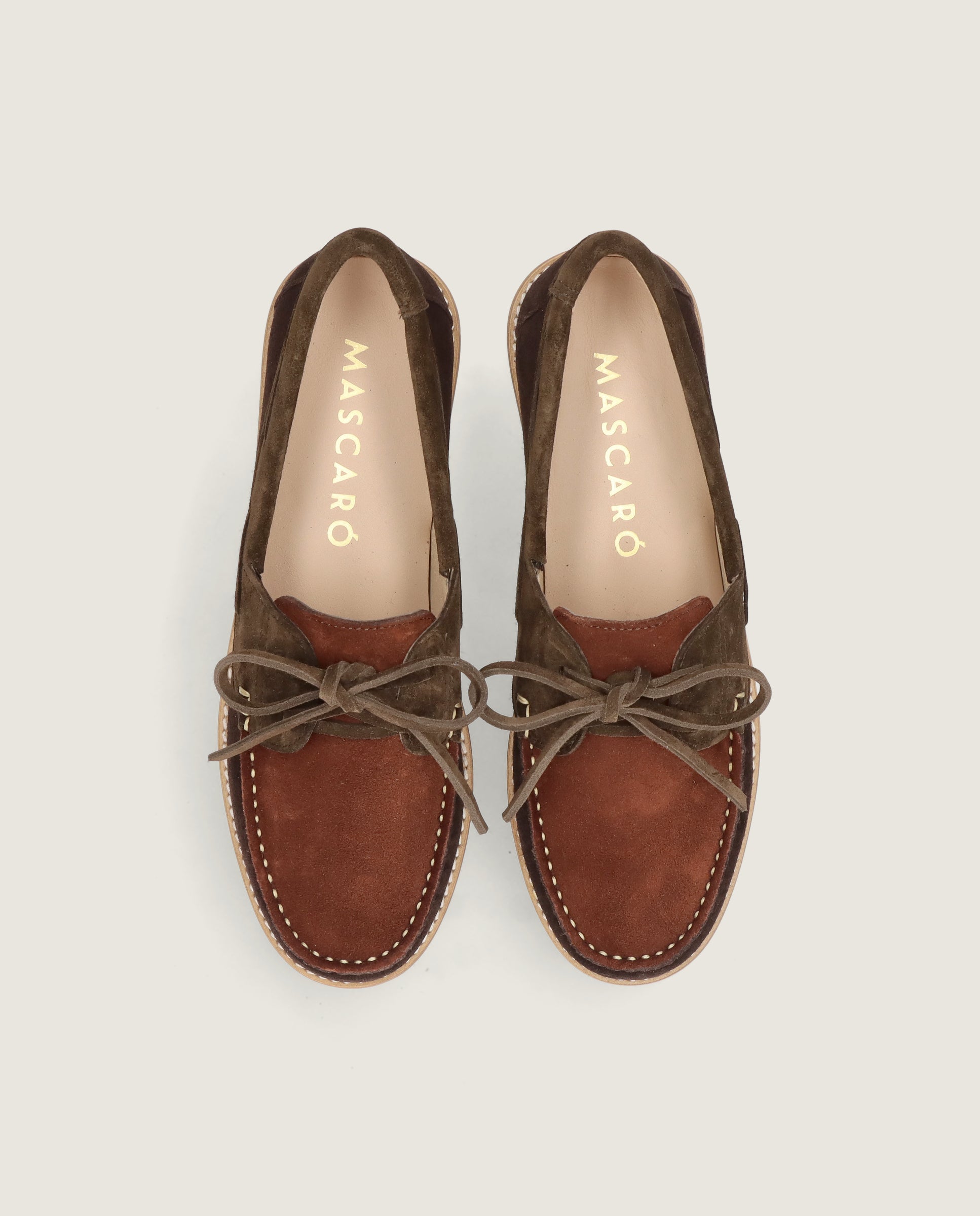 Mocasines Josephine Marrones Ante