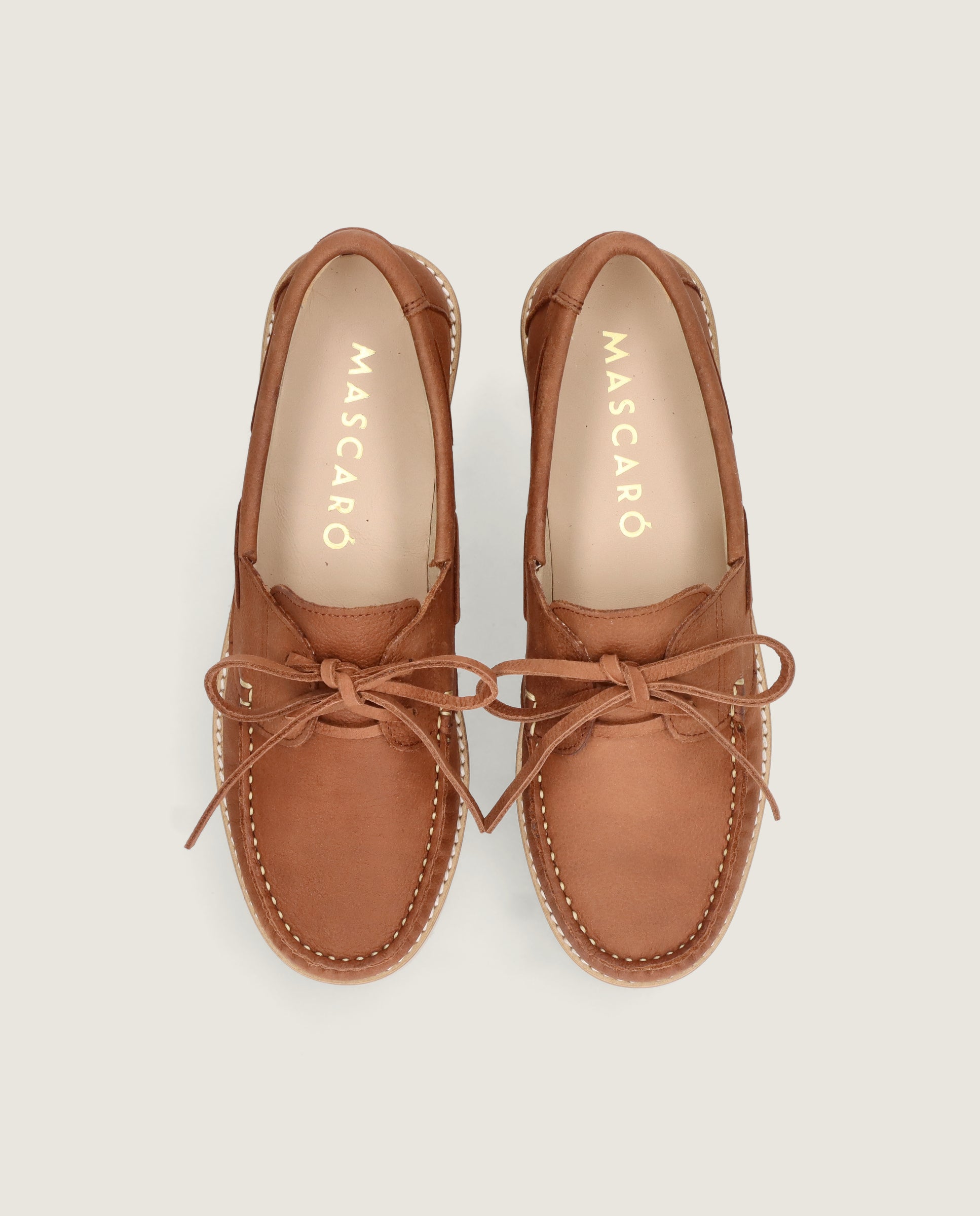 Mocasines Josephine Marrones Piel