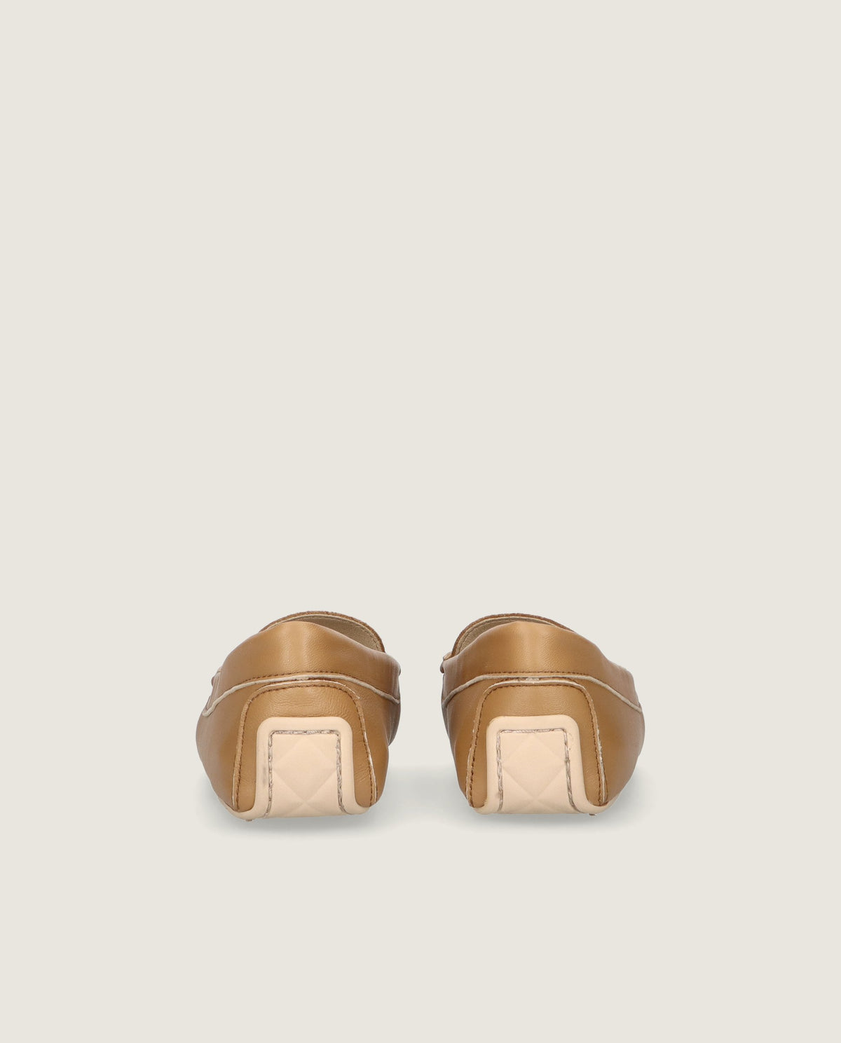 Mocassins en cuir marron Joséphine