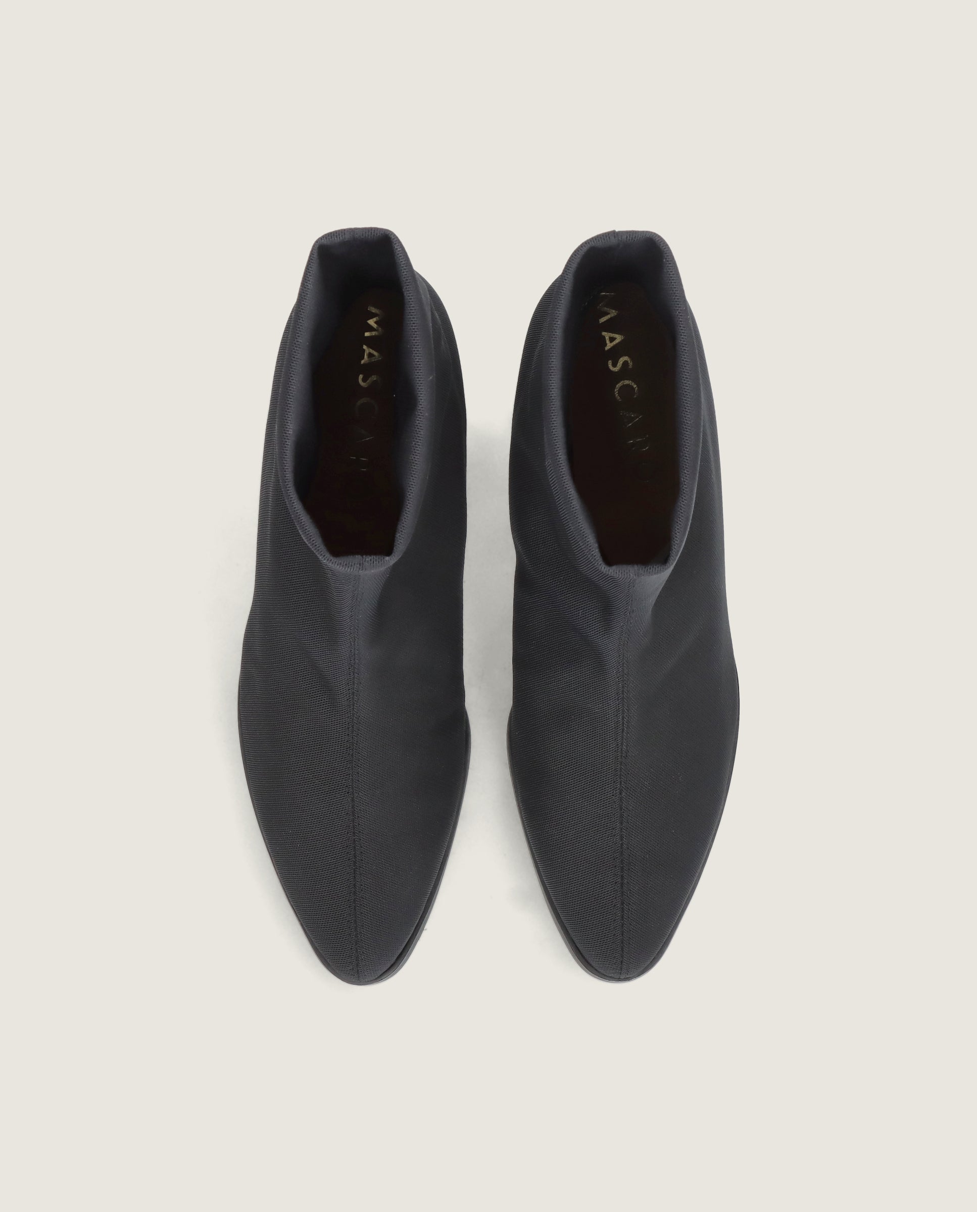 Botines Sharon Negros Tejidos