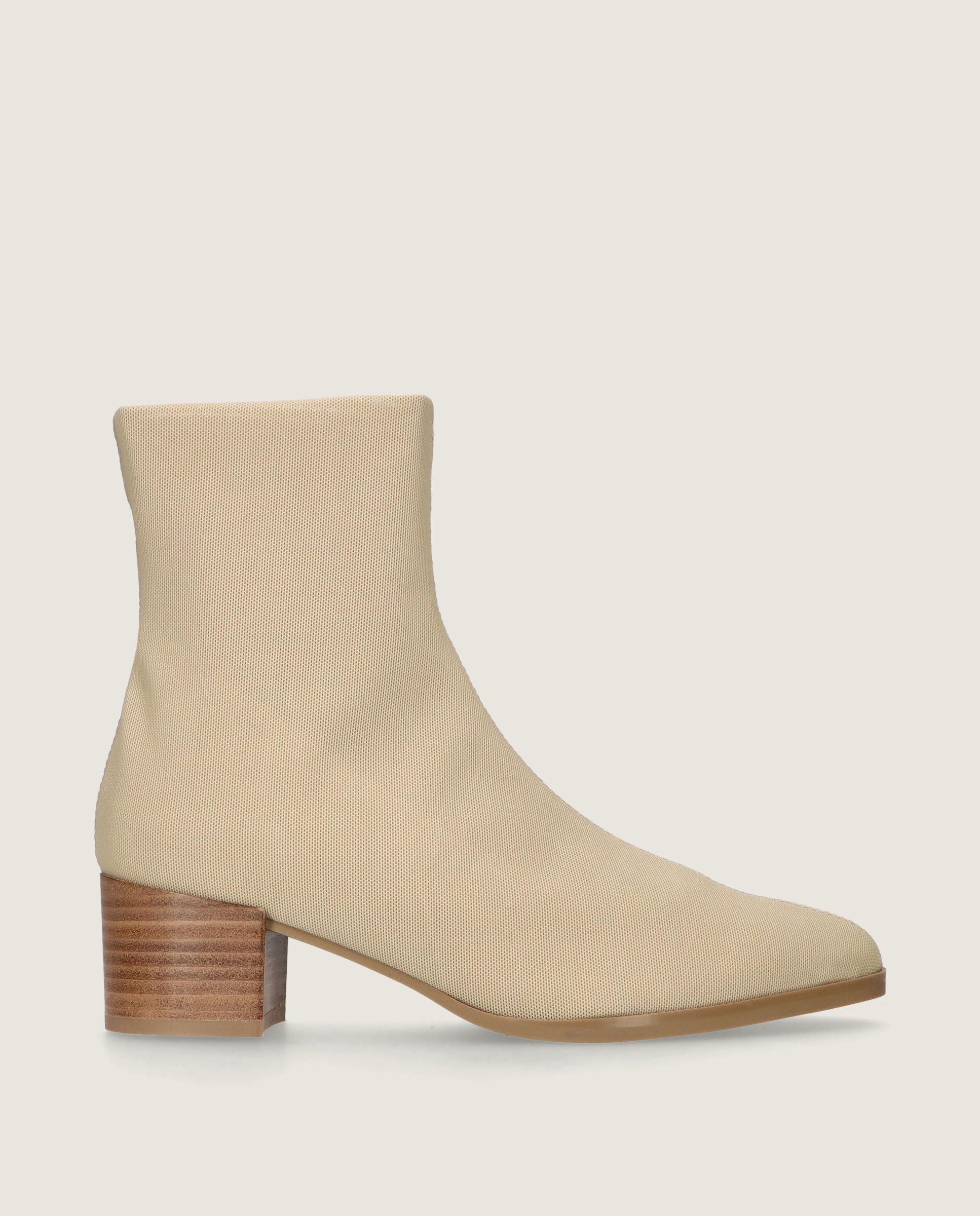 Botines Sharon Beiges Tejidos