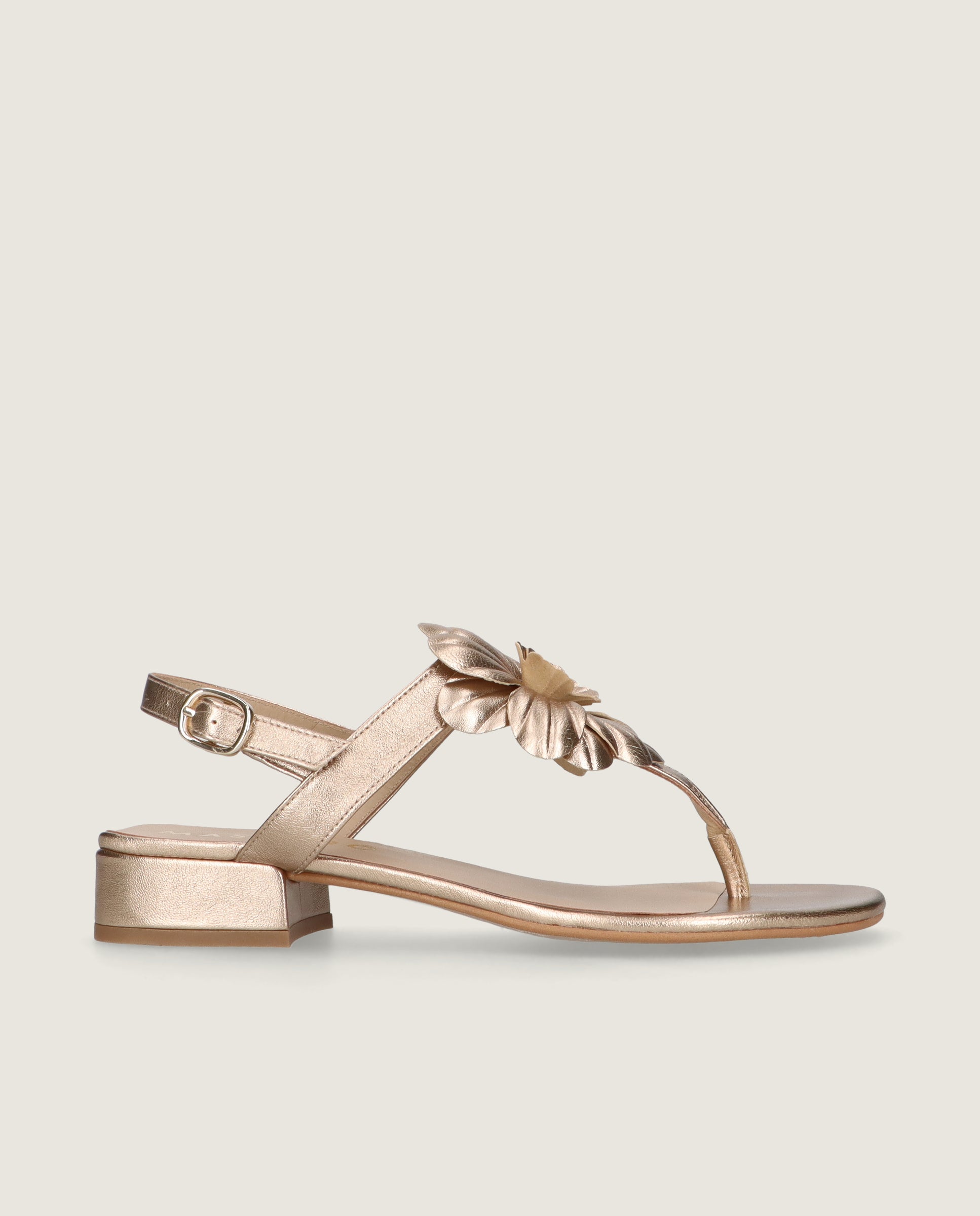 Sandalias Amelie Rosas Piel