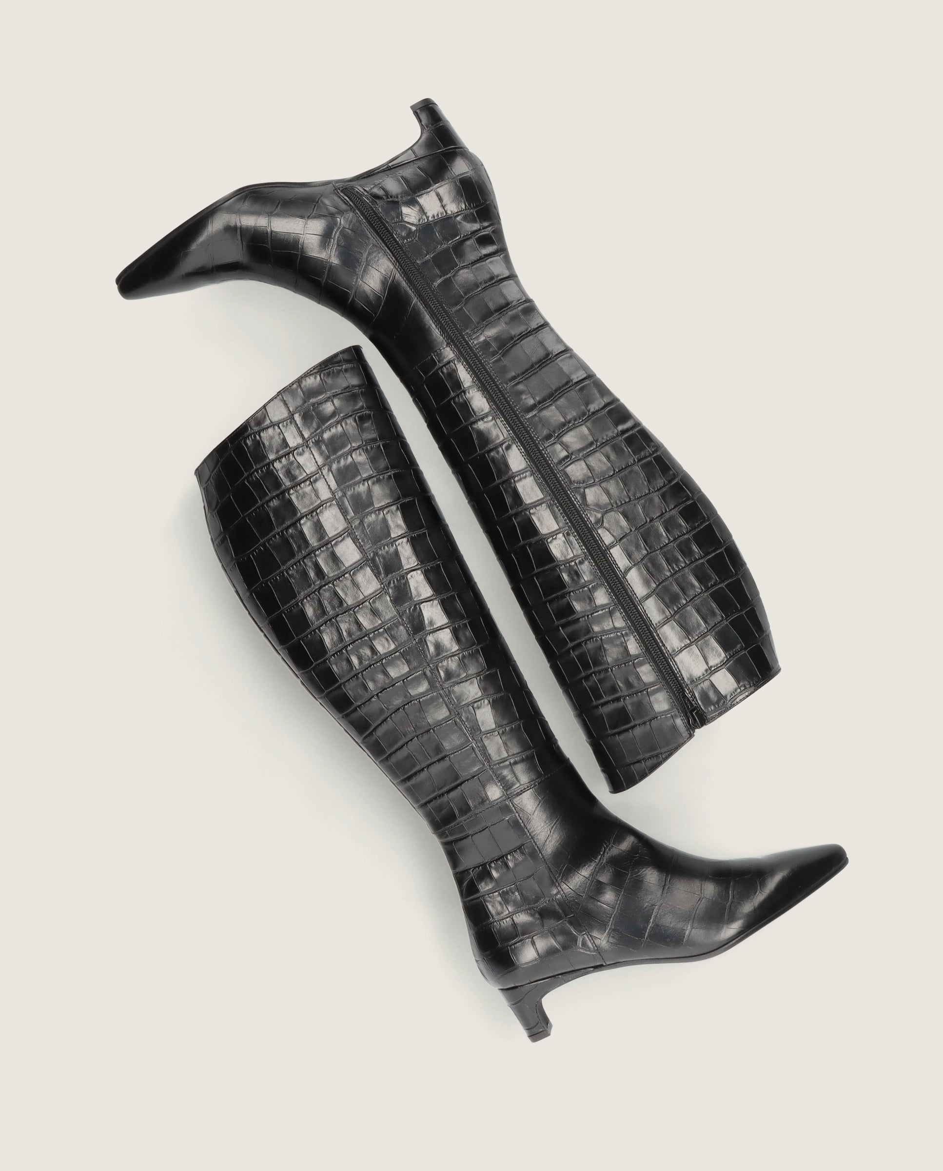 Botas Greta Negros Pieles estampadas